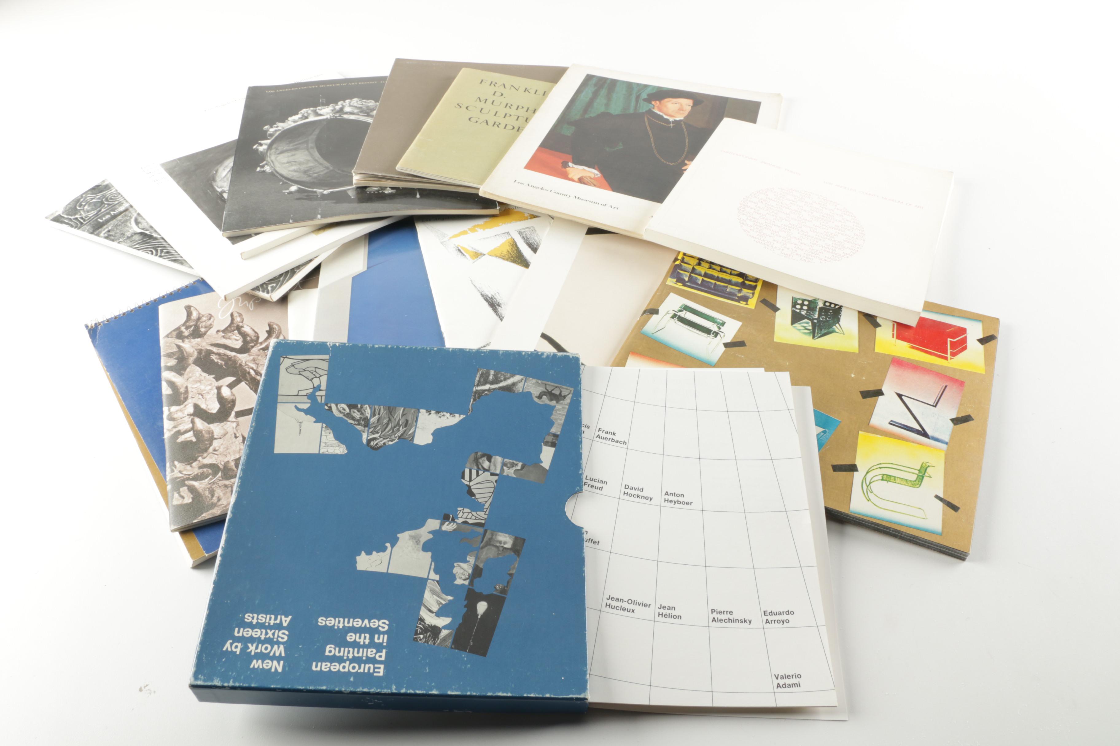 Art Catalogs And Brochures