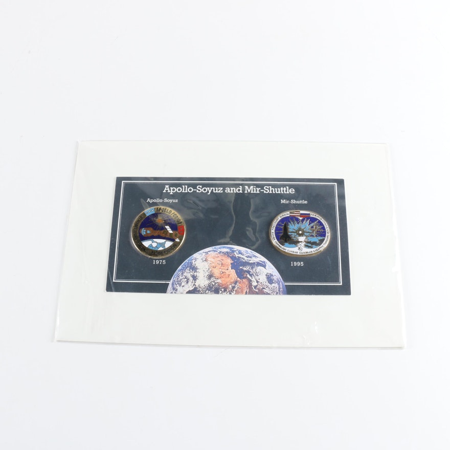 Commemorative US/Russia Space Flight Medals