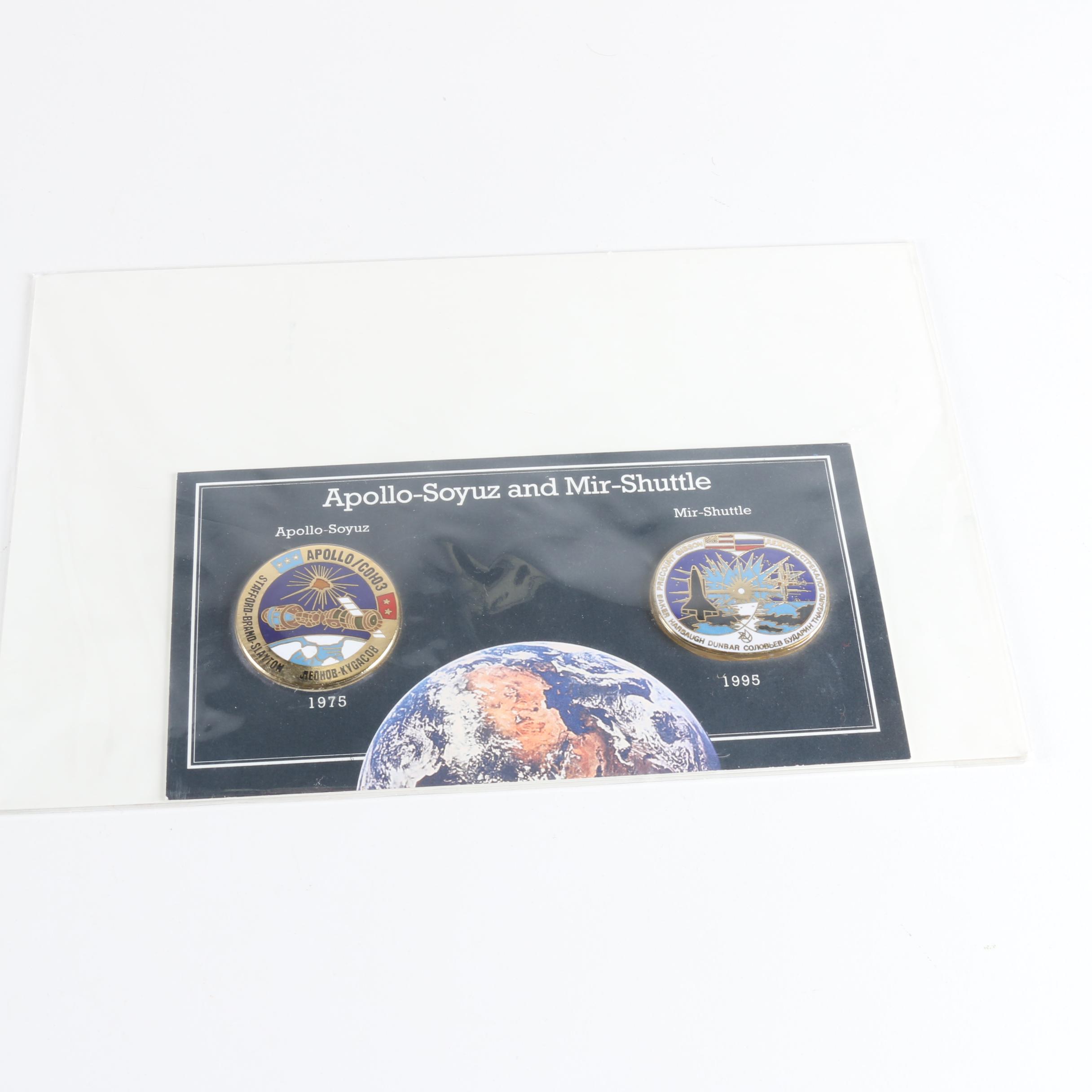 Commemorative US/Russia Space Flight Medals