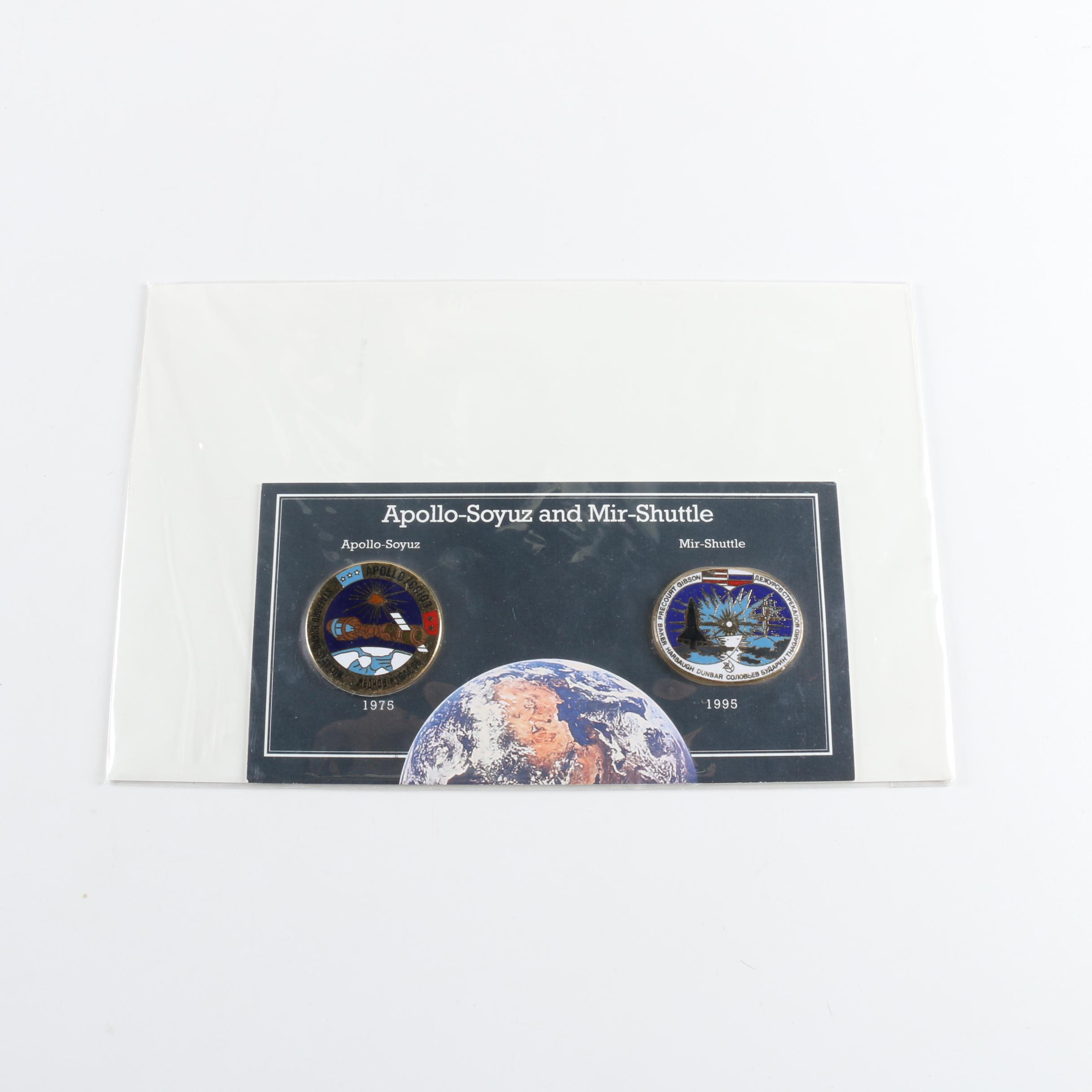 Commemorative US/Russia Space Flight Medals