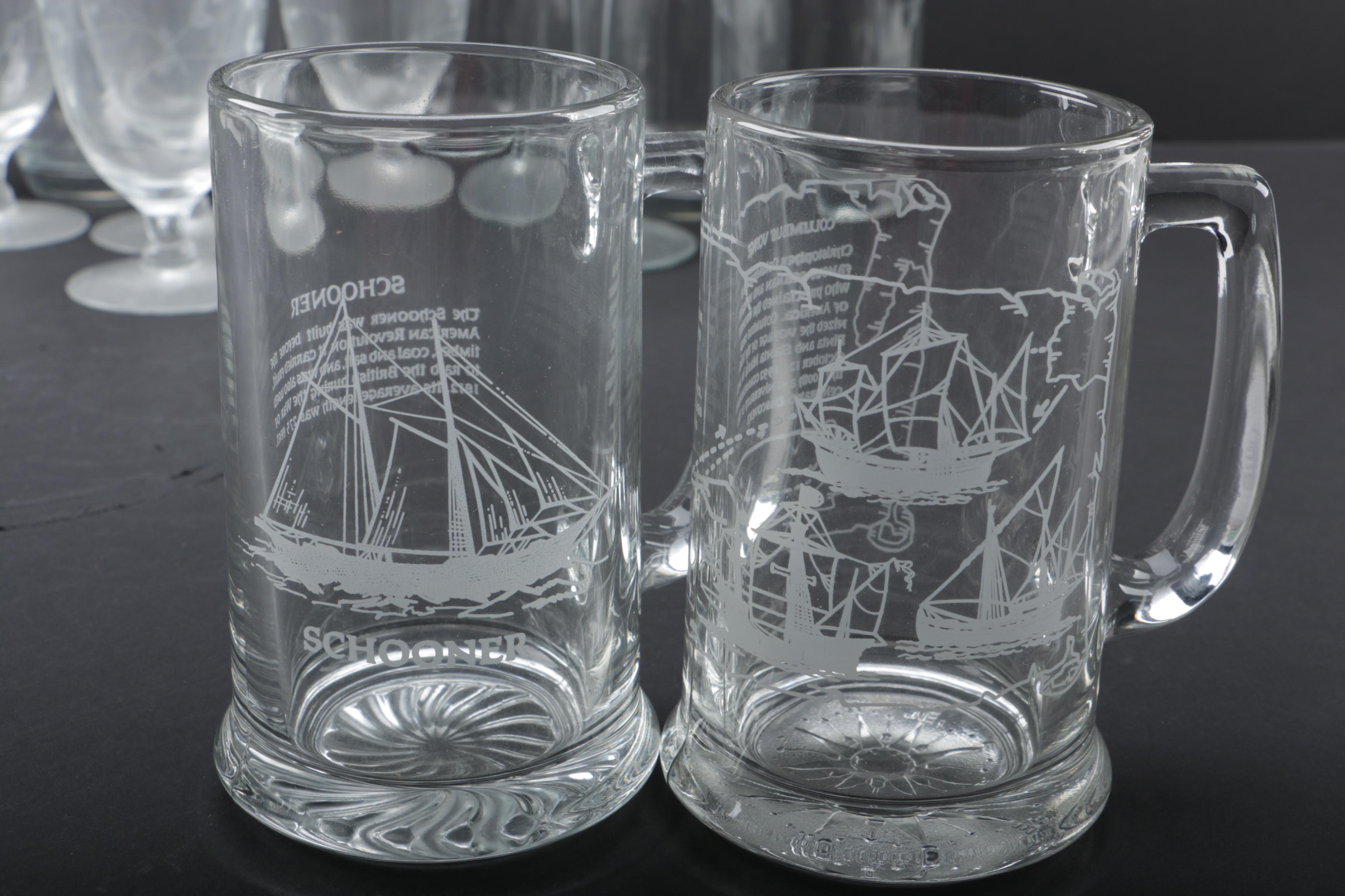 Assorted Glassware Including Princess House