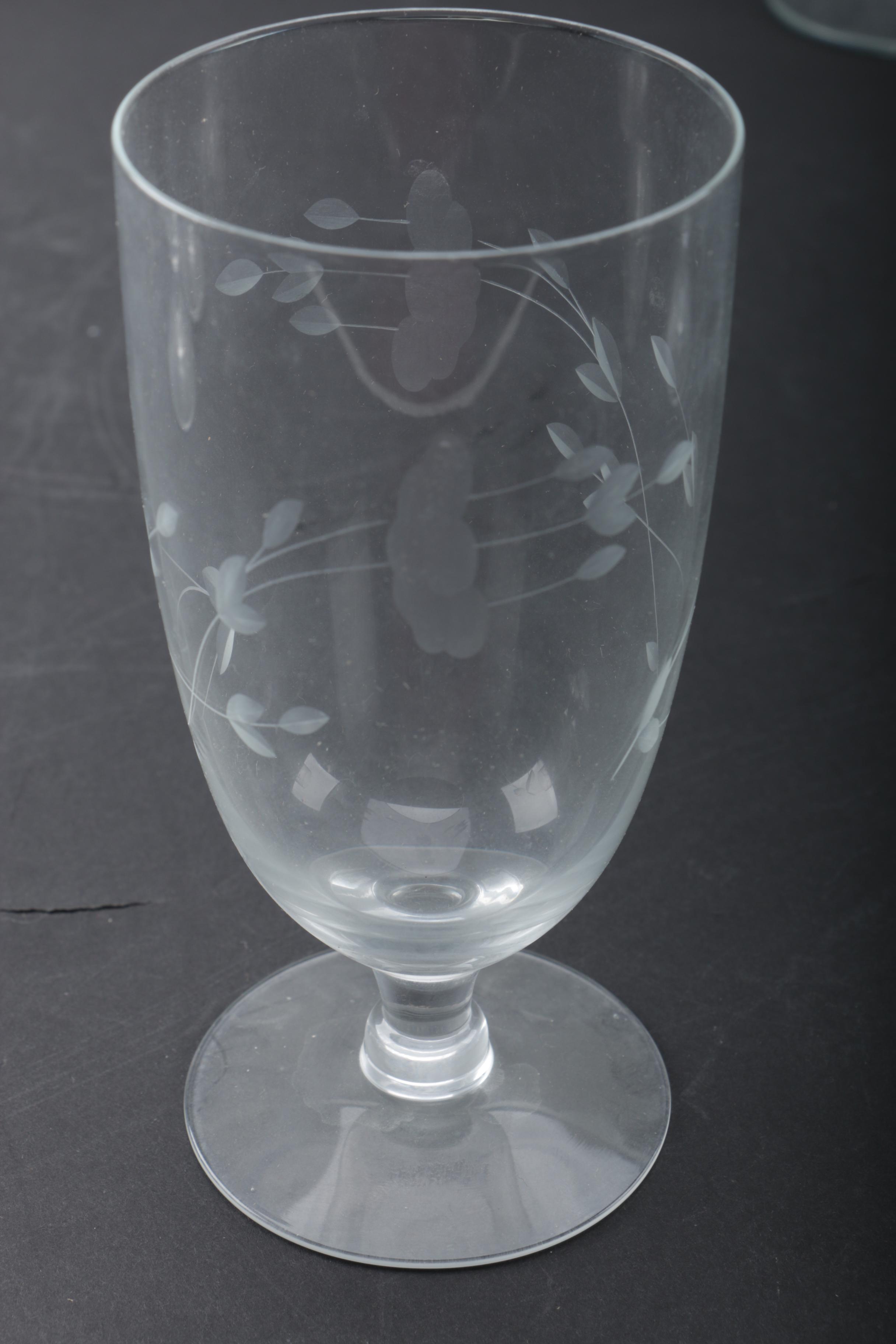 Assorted Glassware Including Princess House