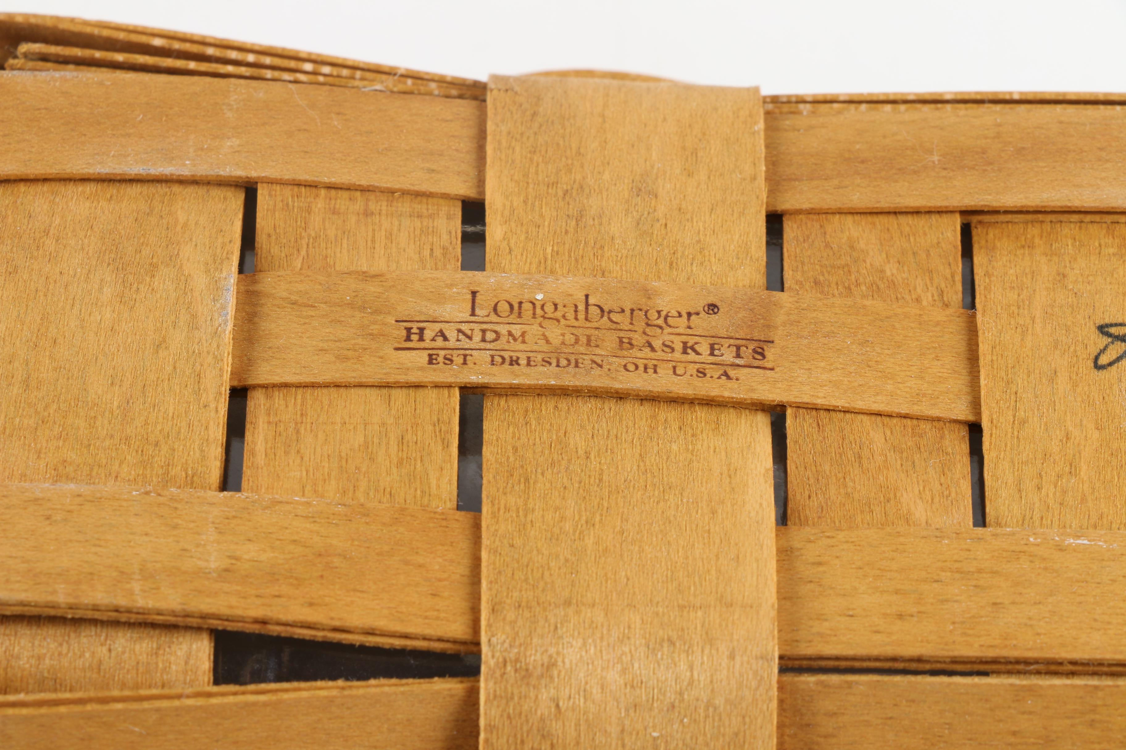 Collection of Longaberger Woven Baskets