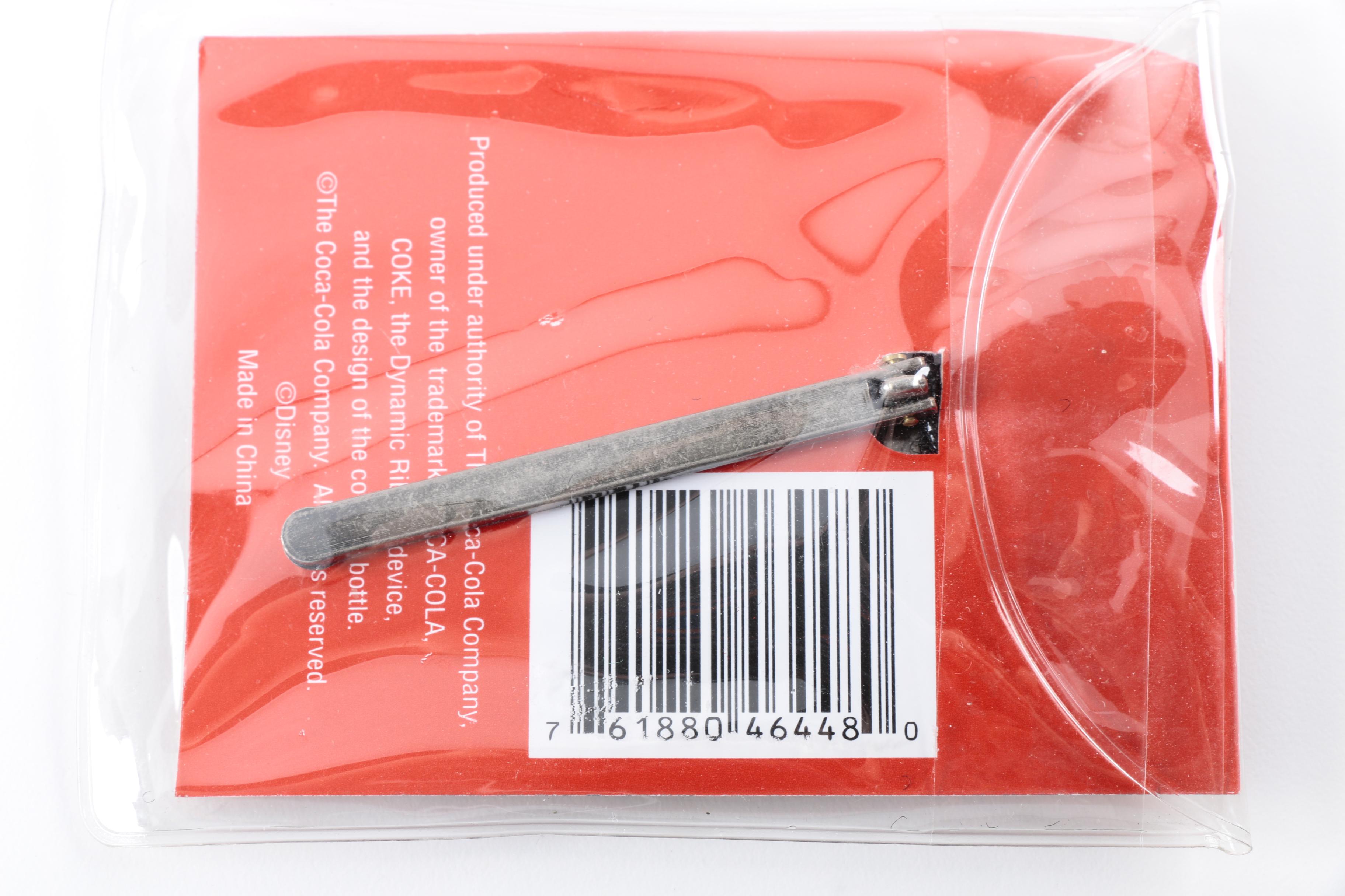 Coca-Cola "Mickey 75 years of Fun" Pewter Art Easels