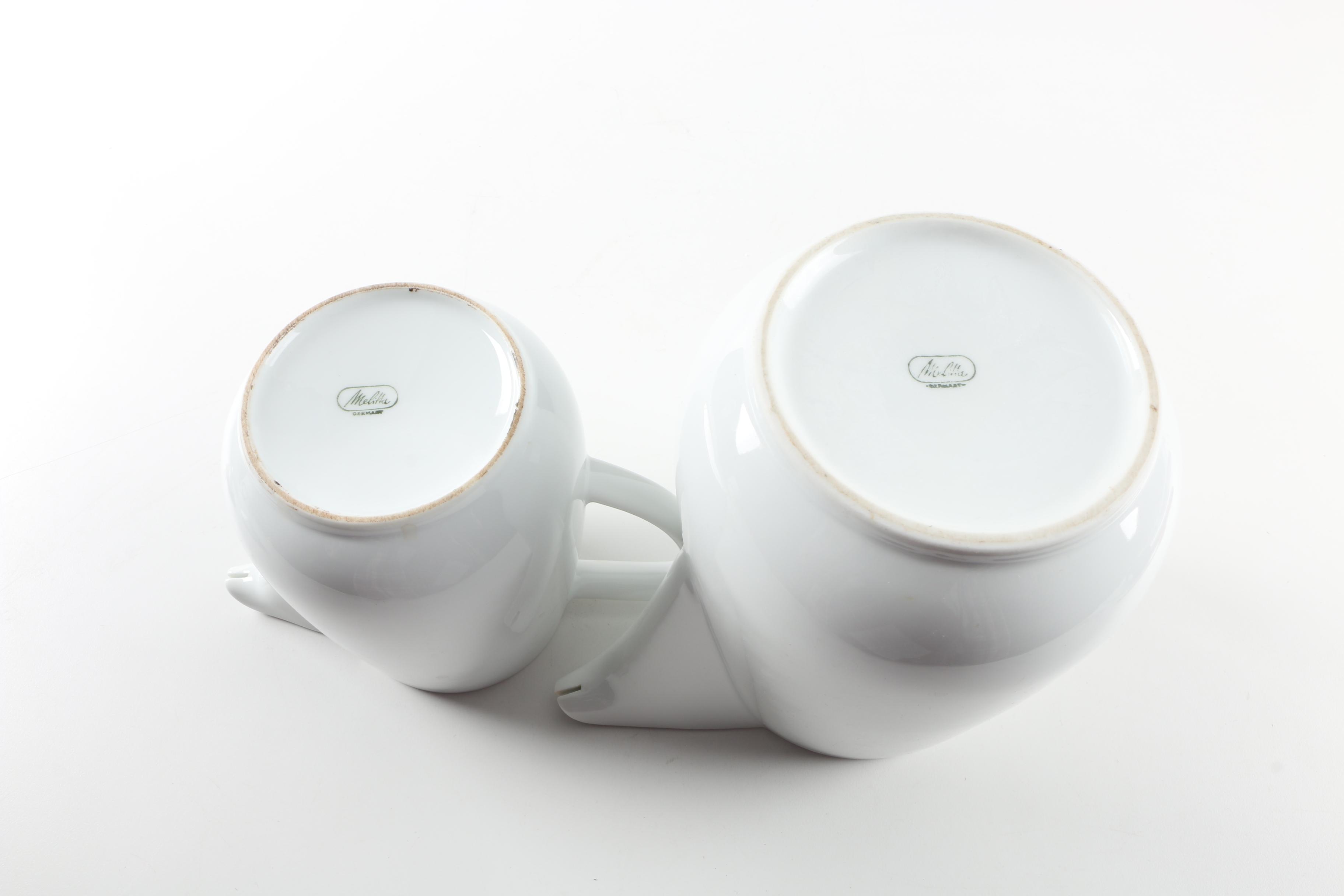 Melitta Coffee Serveware and Cappuccino Cups