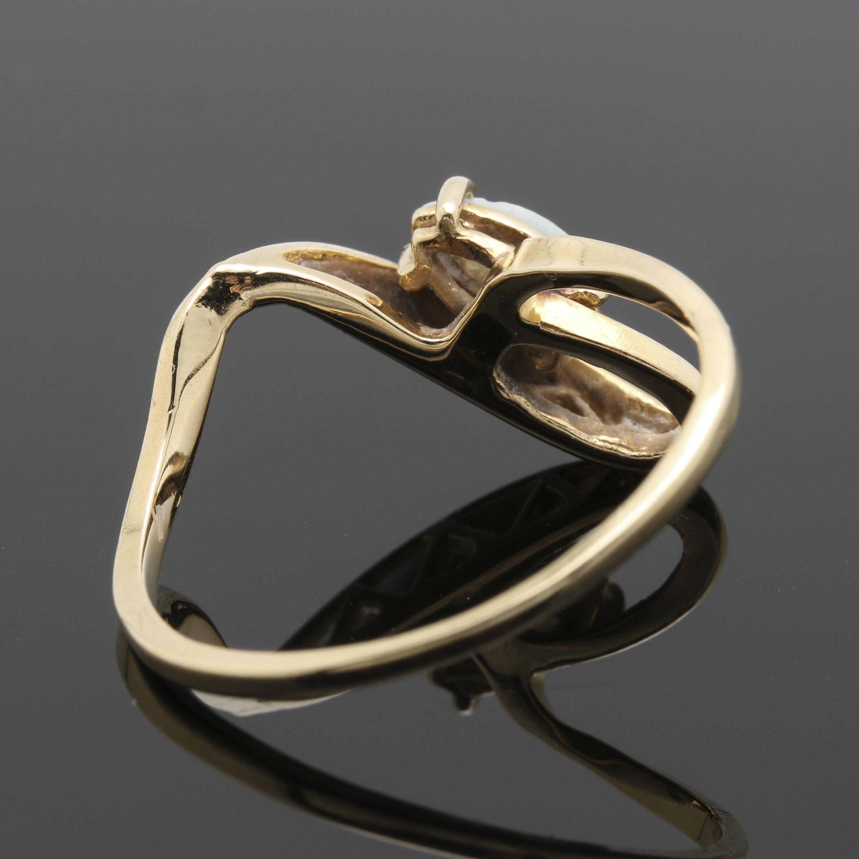 14K Yellow Gold Opal Ring
