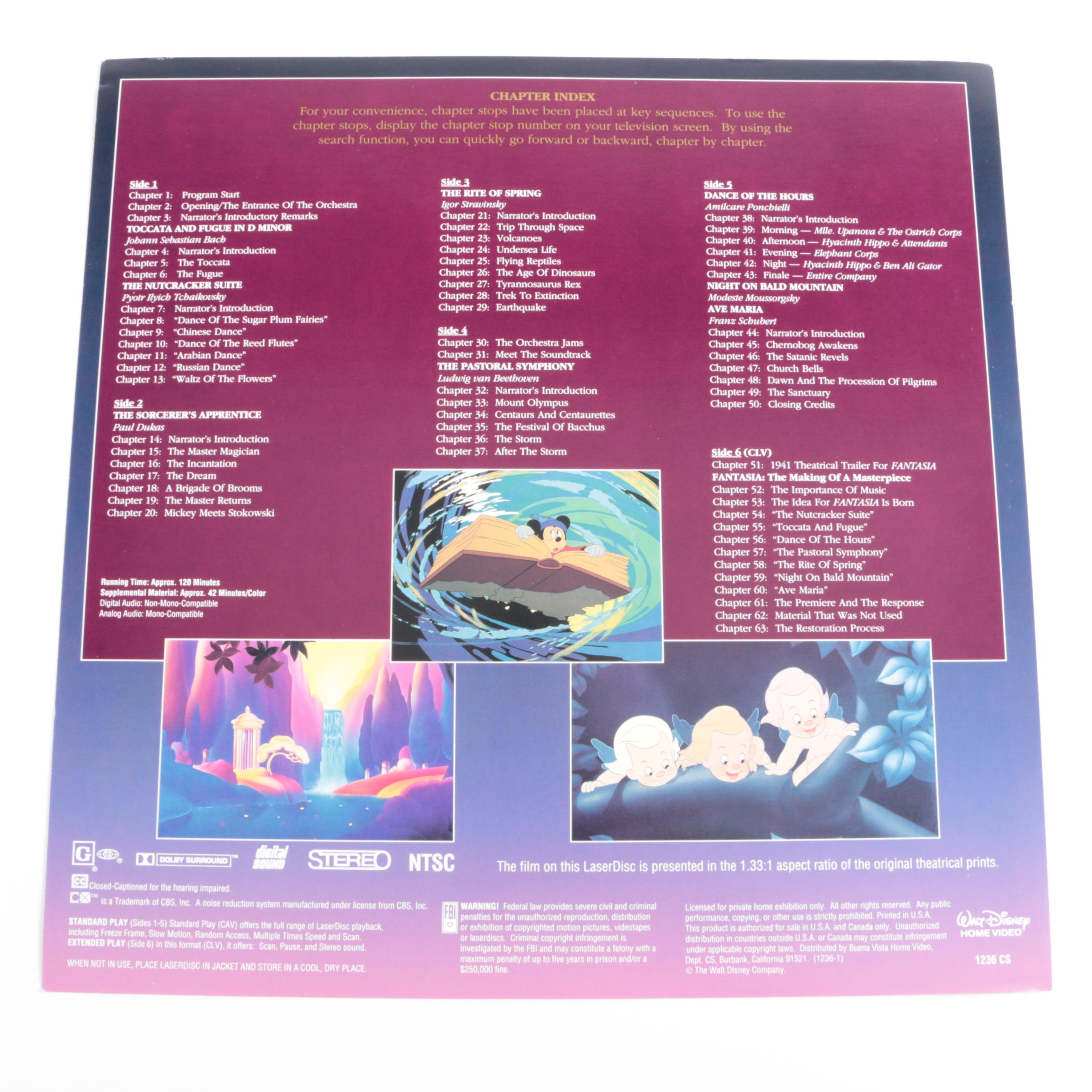 Disney's "Fantasia" on LaserDisc