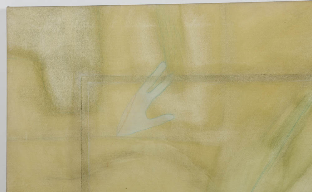 Jose Fors 1989 Oil Painting on Canvas of a Seated Woman