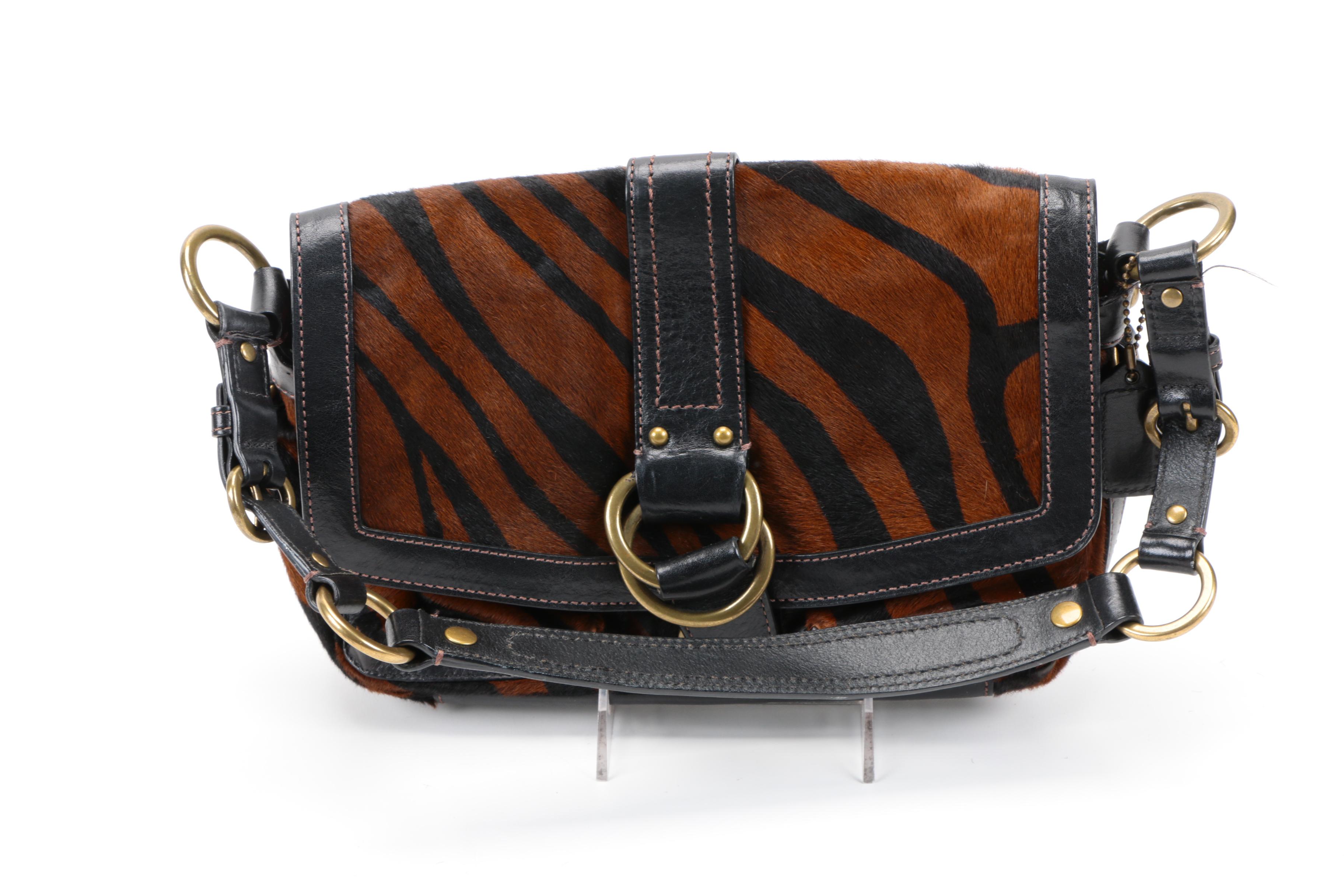 Coach Pony Hair Handbag and Shoes