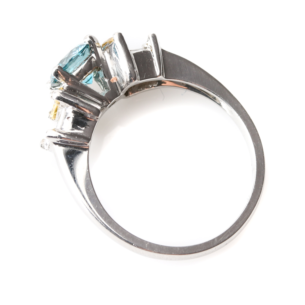 Platinum 1.40 CTW Diamond Ring