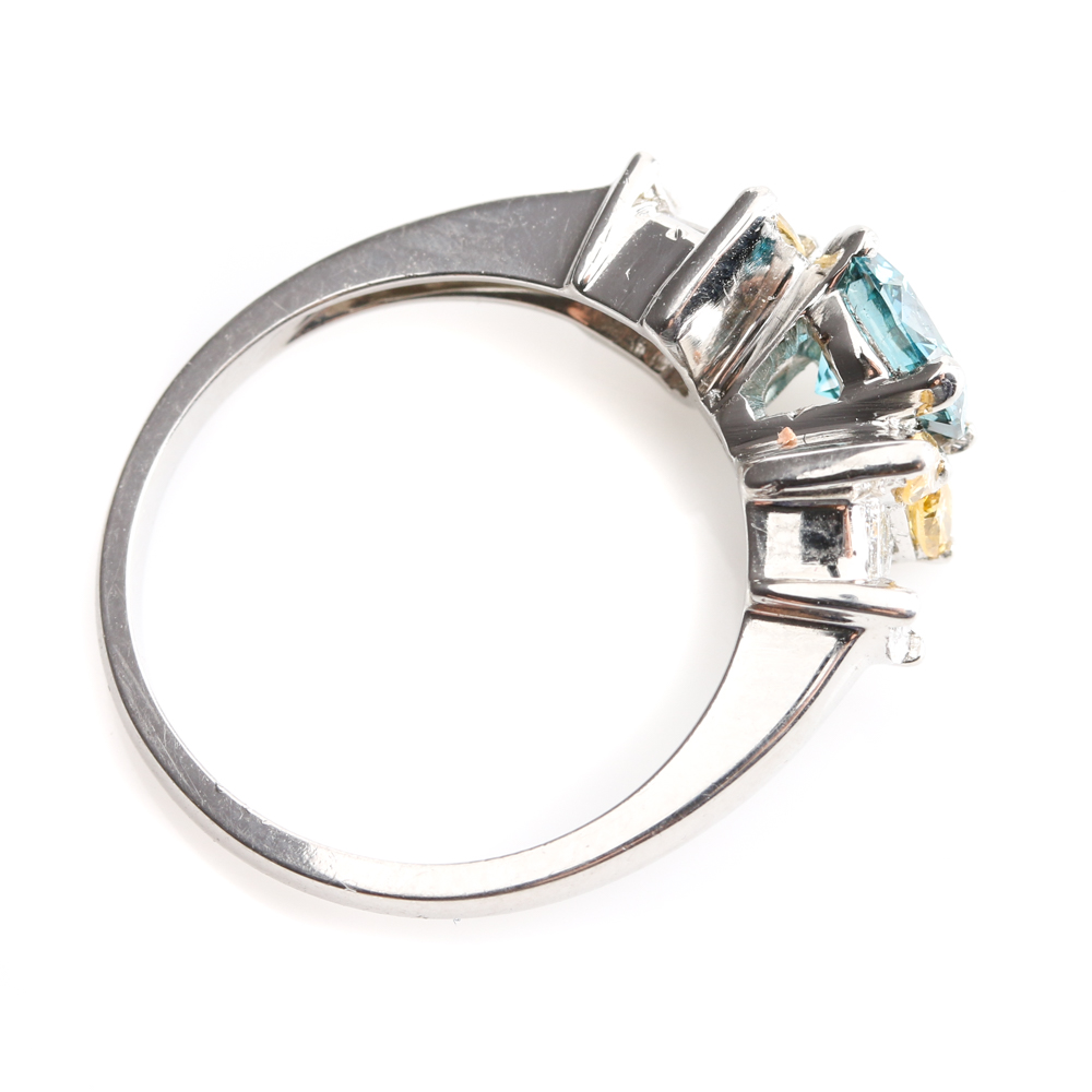 Platinum 1.40 CTW Diamond Ring