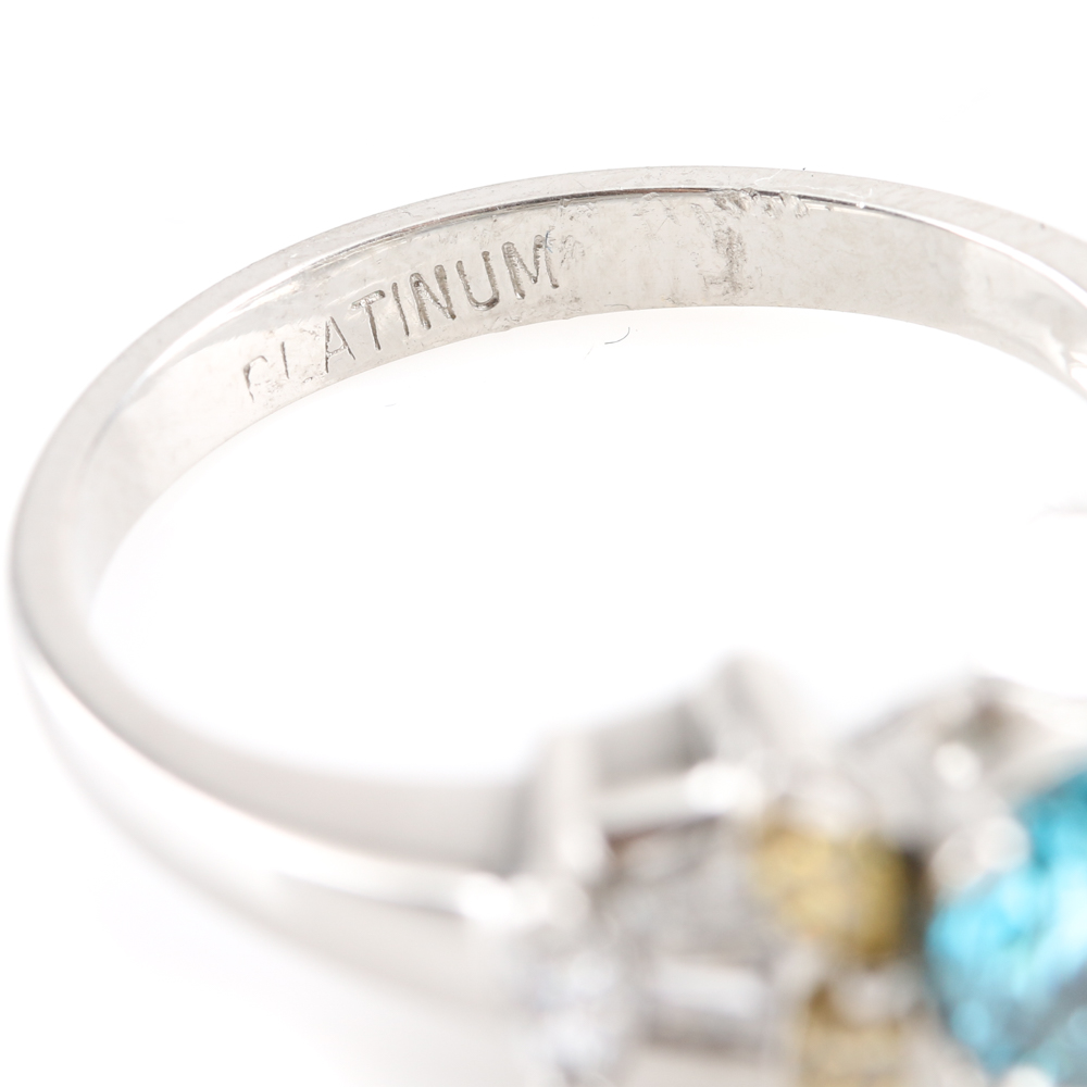 Platinum 1.40 CTW Diamond Ring