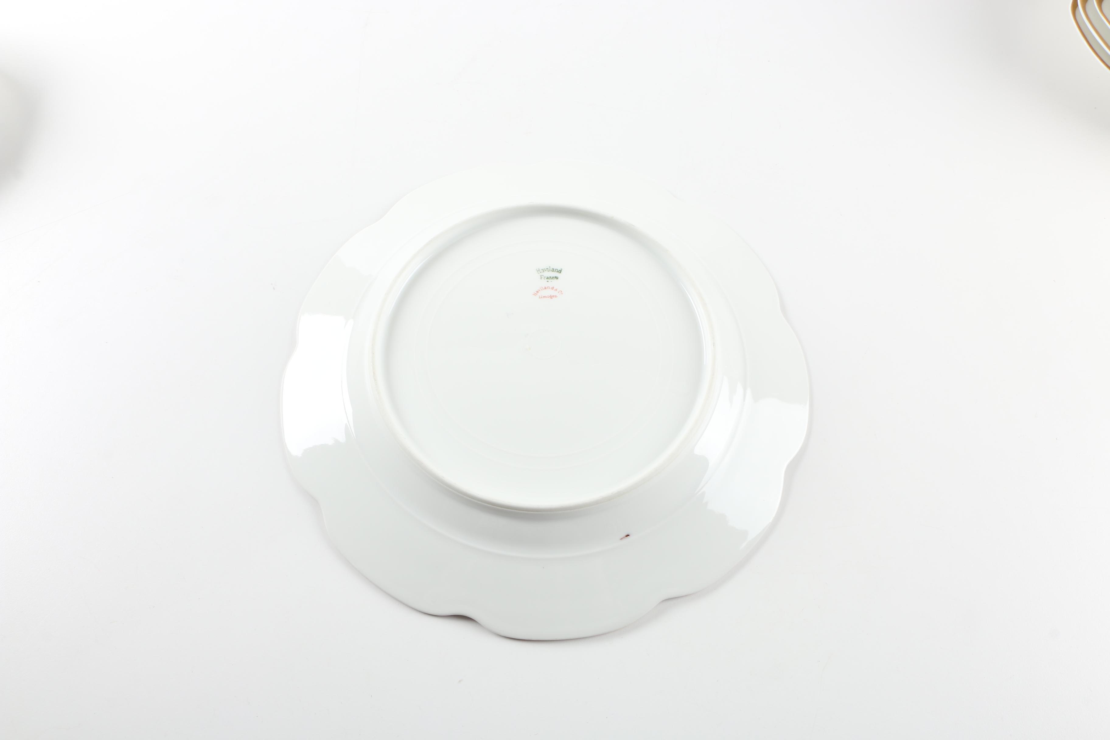 Haviland "Silver Anniversary" Porcelain Tableware