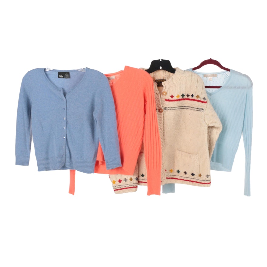 Women's Sweaters Including Galapagos Collection Hand-Knit Virgin Wool