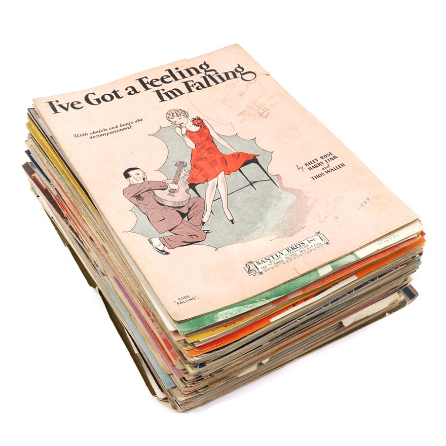 Fats Waller, Romeo & Juliet, Ruth Lyons and More Collection of Sheet Music