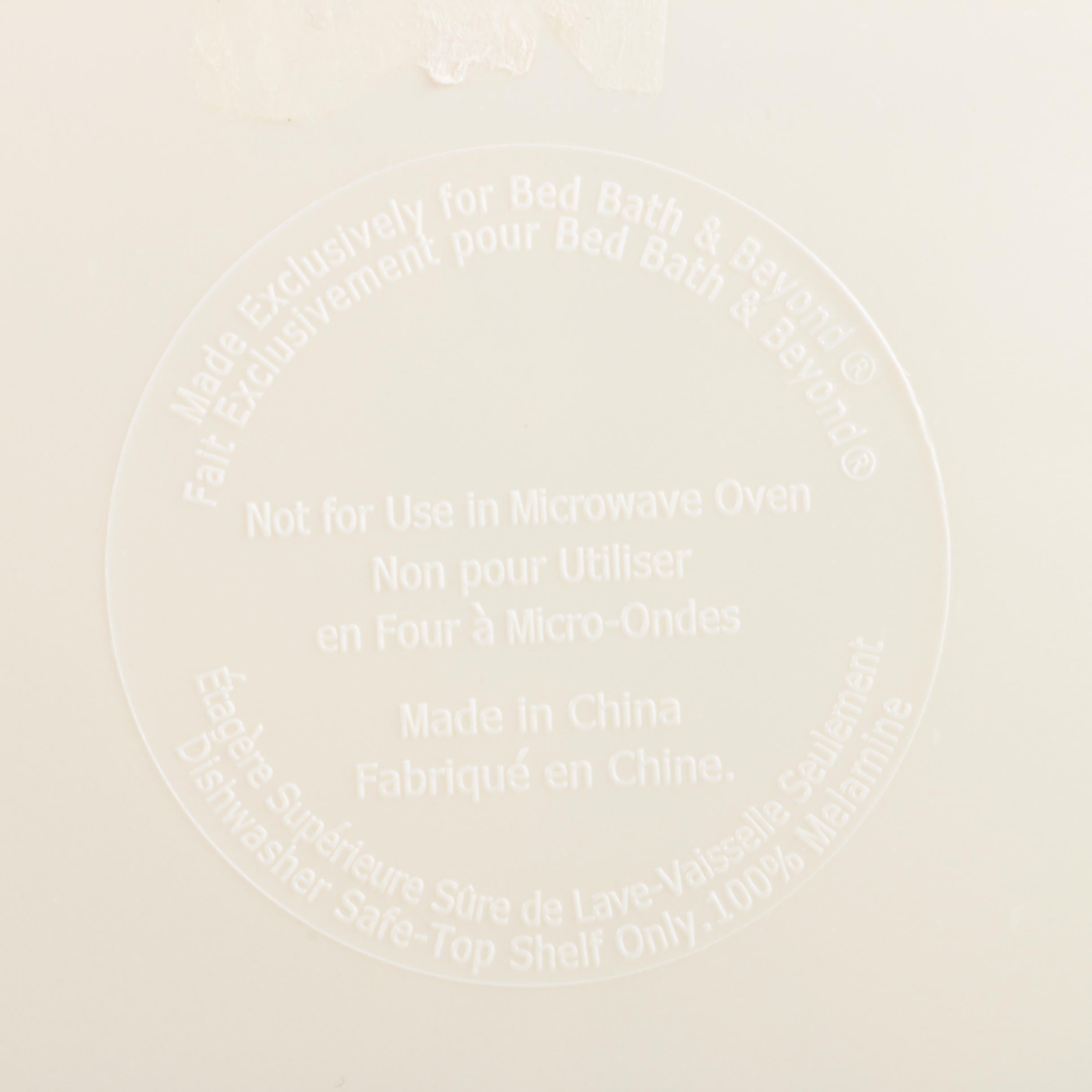 Collection of Square Melamine Salad Plates