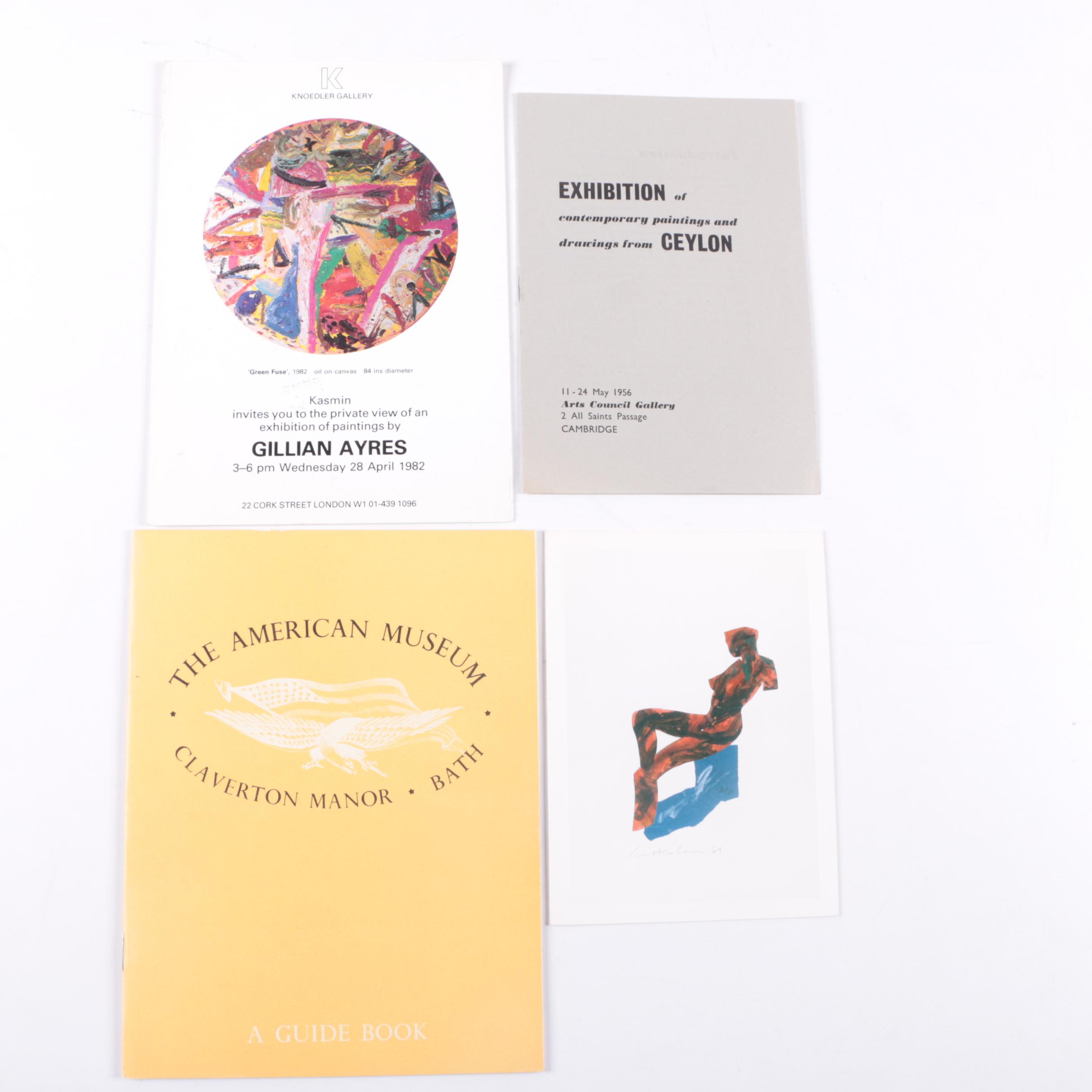 Art Gallery Booklets and Pamphlets