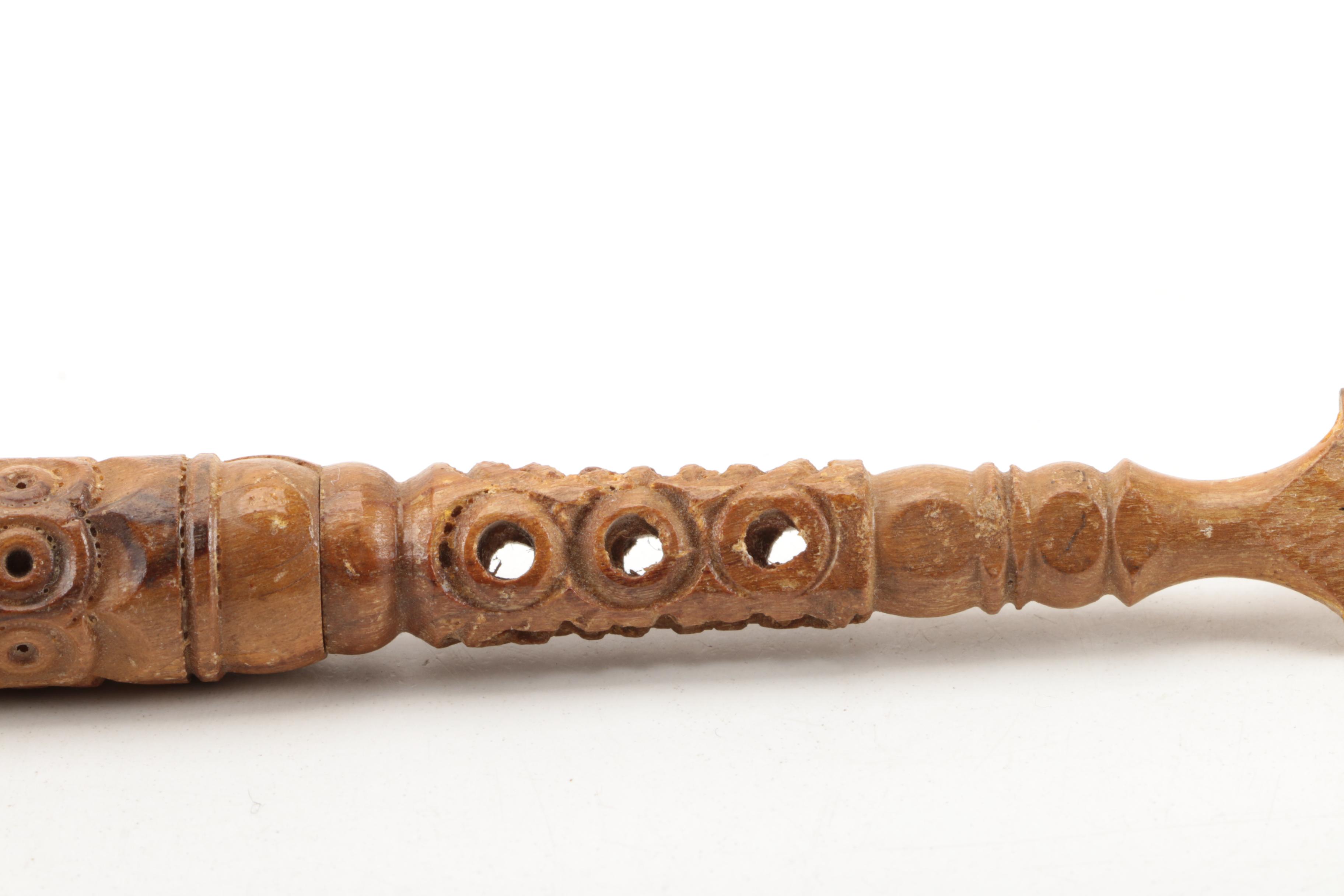 Carved Wooden Saint-Anne-de-Beaupré Souvenir