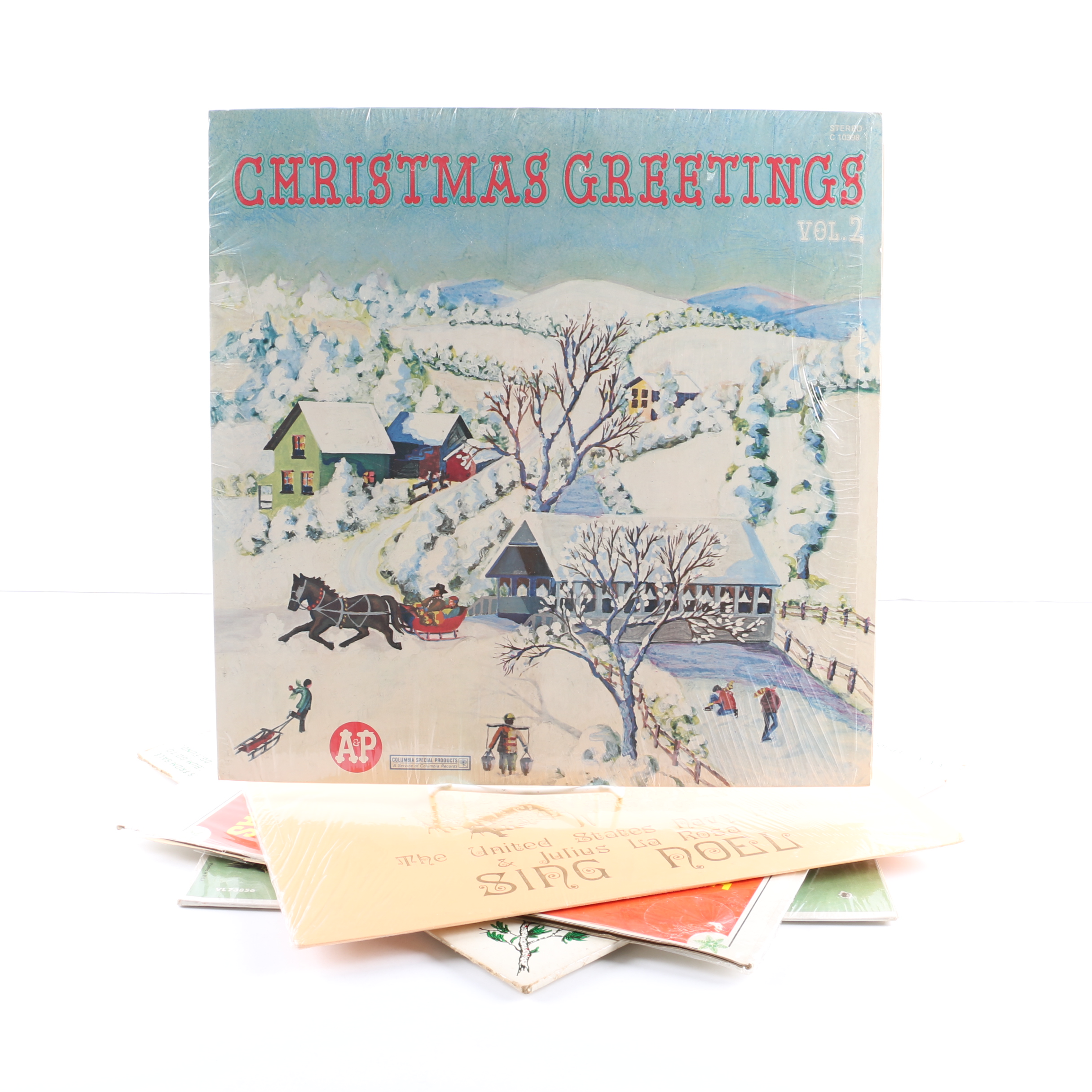 Christmas LPs Including United States Navy Band "Sing Noel" Private Pressing