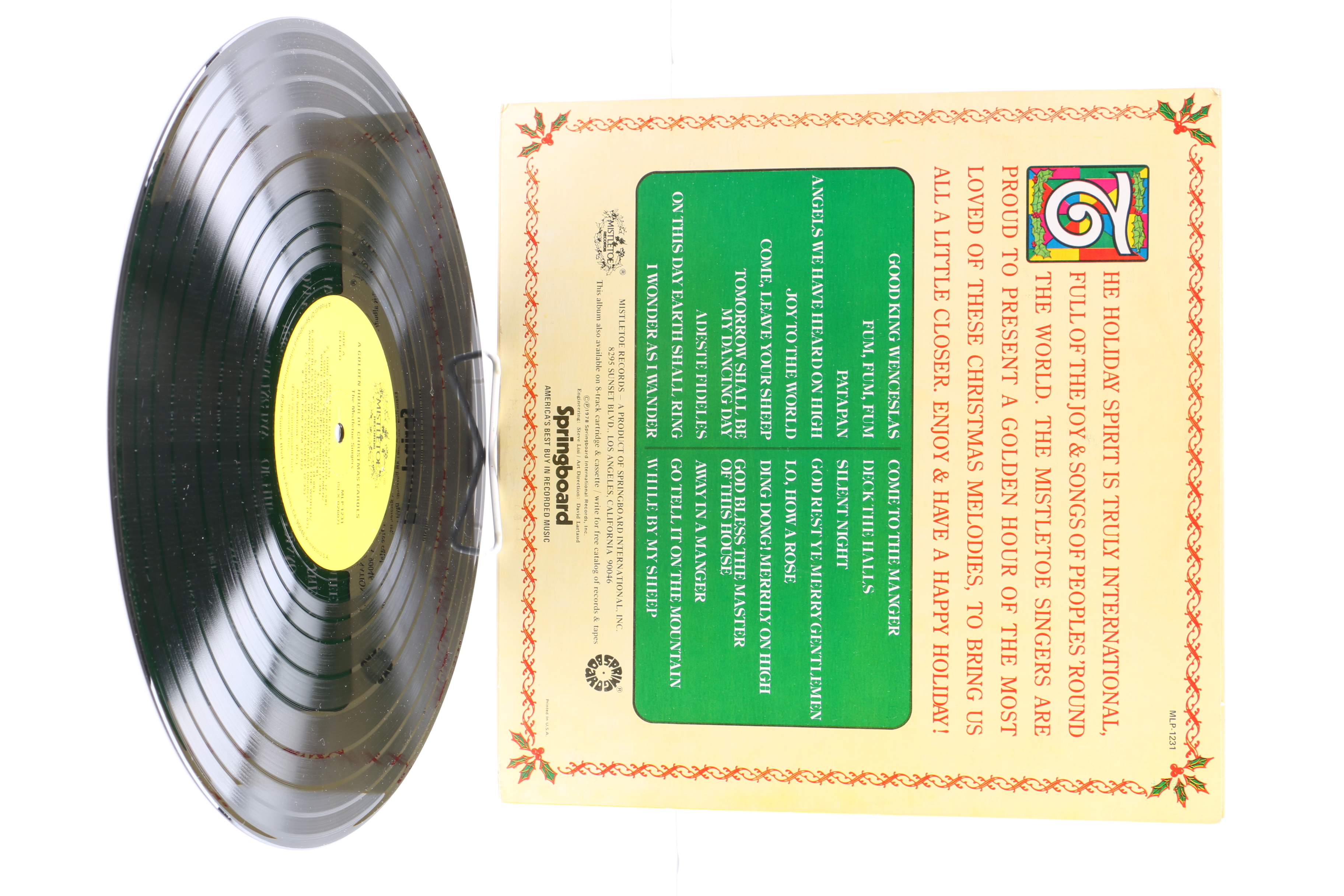"A Very Special Christmas" Gold Foil Print Edition and Other Christmas LPs