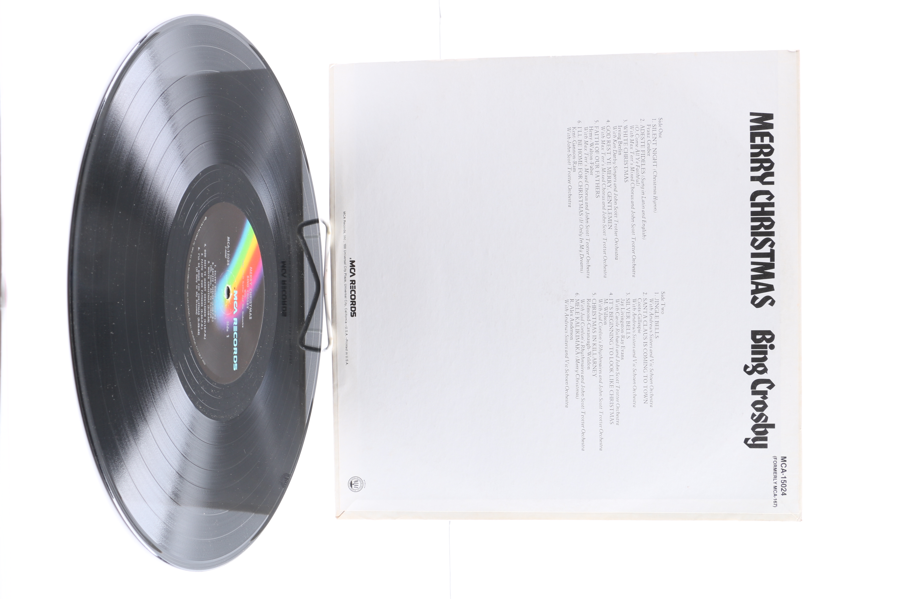 Bing Crosby Christmas LPs Including "Little Drummer Boy" With David Bowie