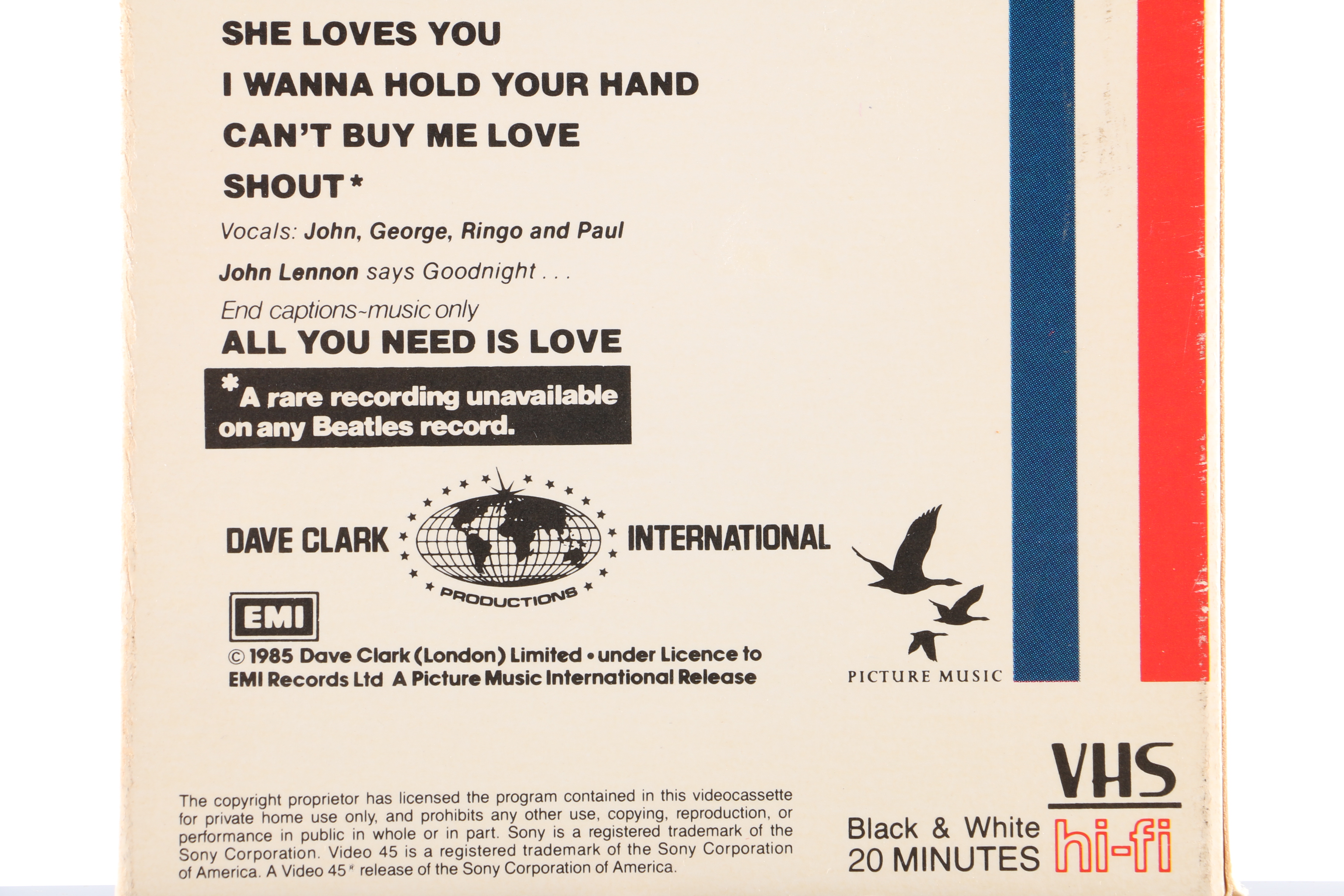 The Beatles VHS Collection Including "The Compleat Beatles"