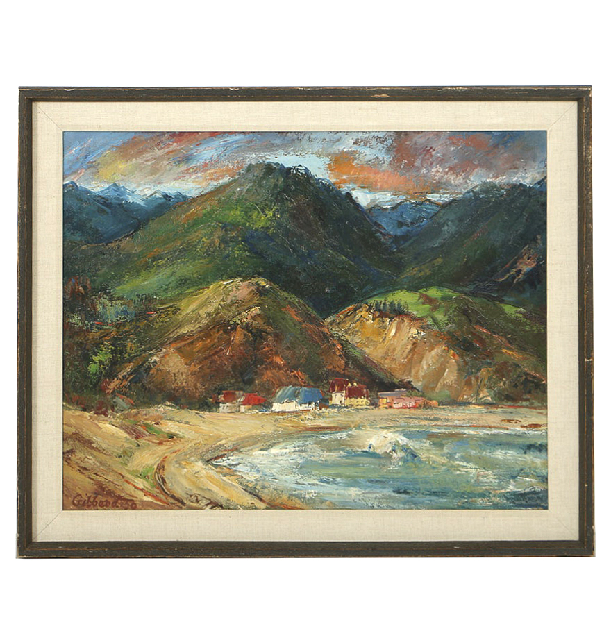 Eric Gibberd Oil Painting on Board "Malibu"