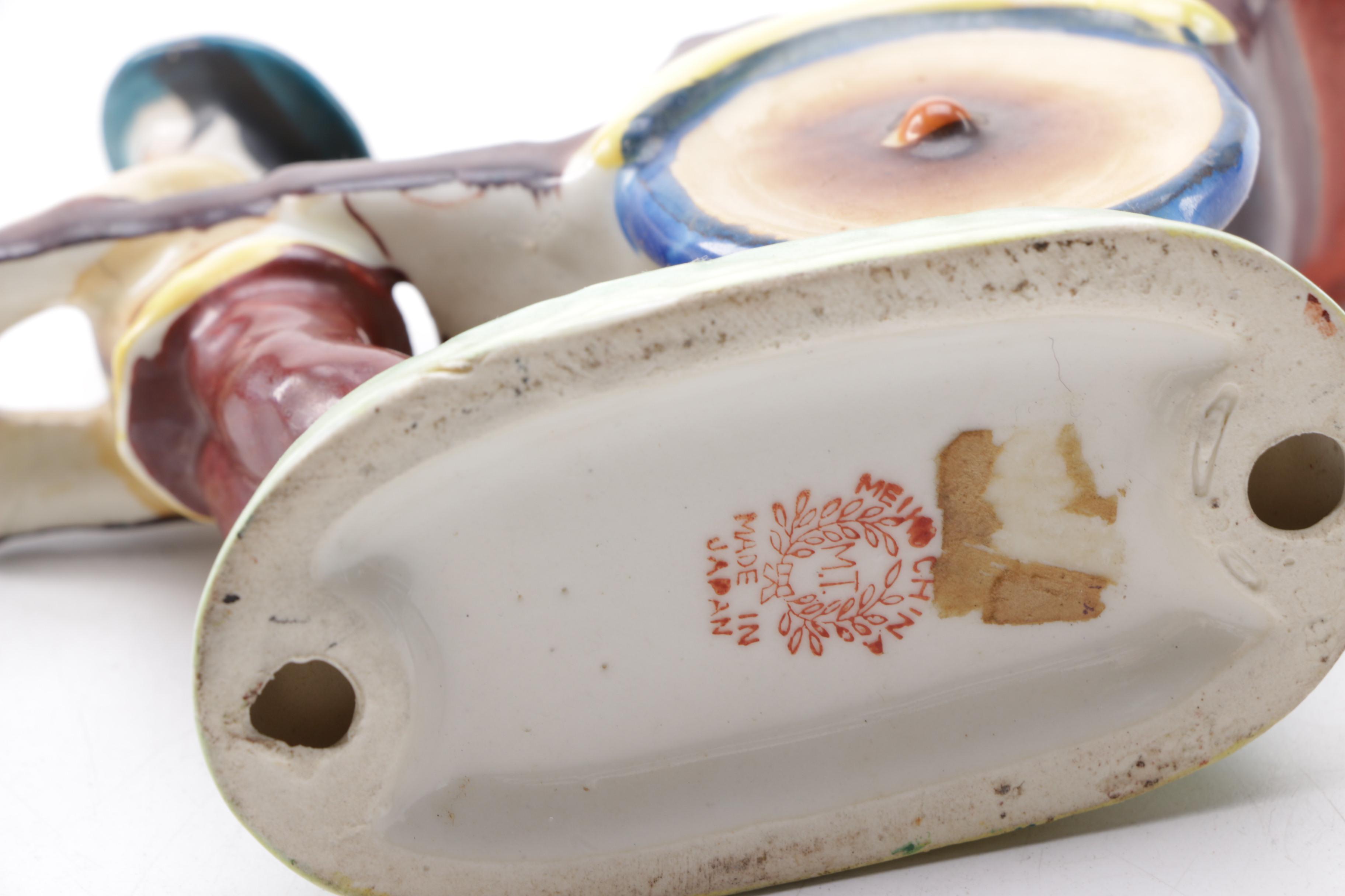 Porcelain and Ceramic Asian Figurines Including The Franklin Mint