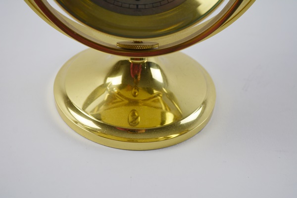 Seth Thomas Schooner Brass Desk Clock