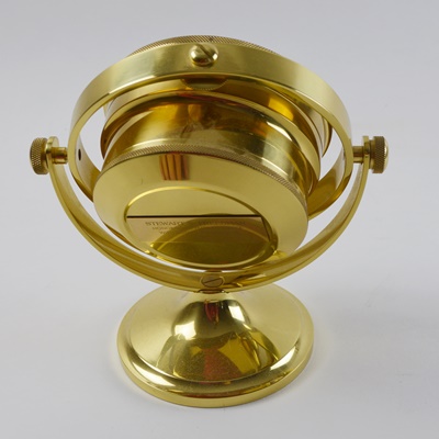 Seth Thomas Schooner Brass Desk Clock