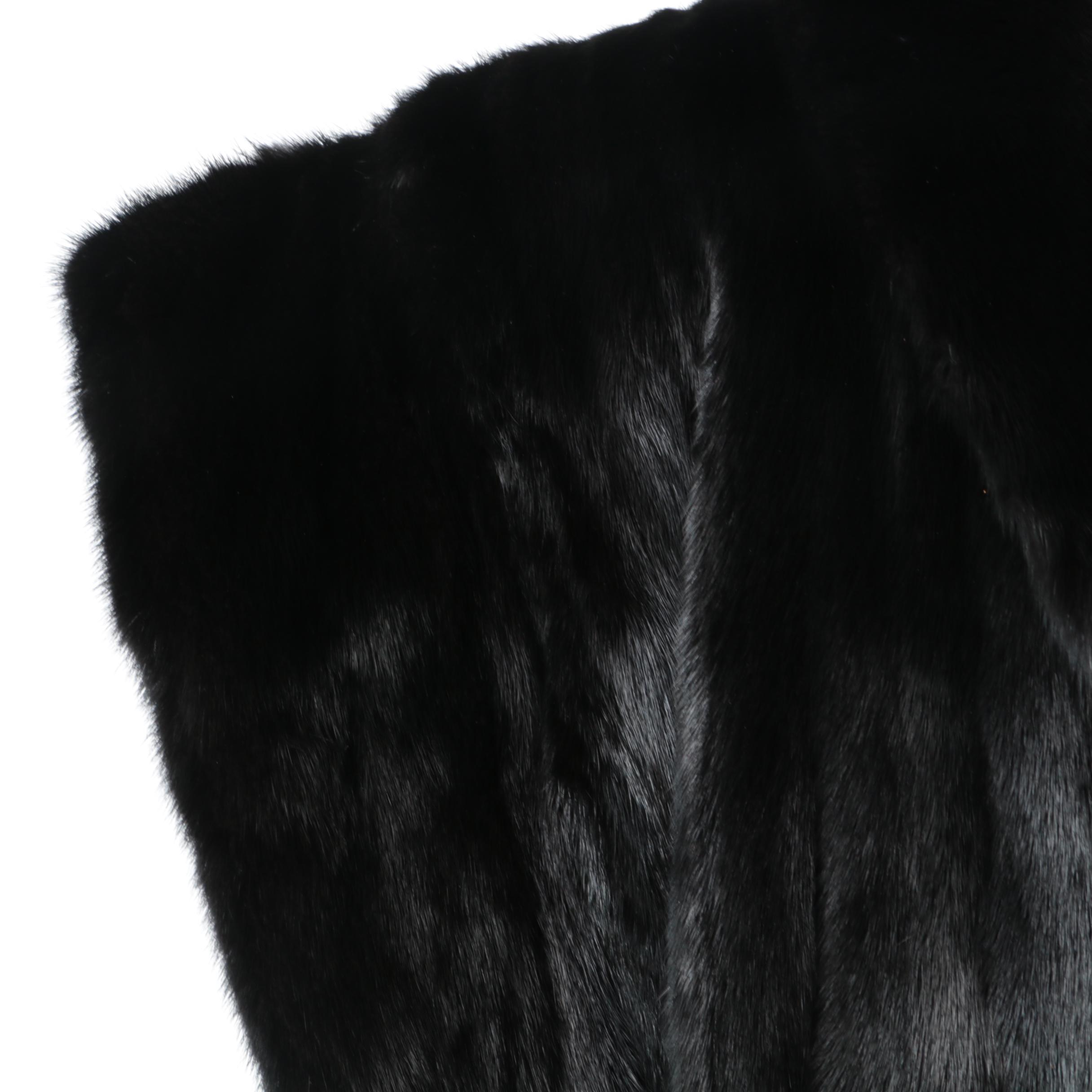 Long Mink Fur Vest