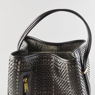 Samoe Woven Classic Convertible Handbag
