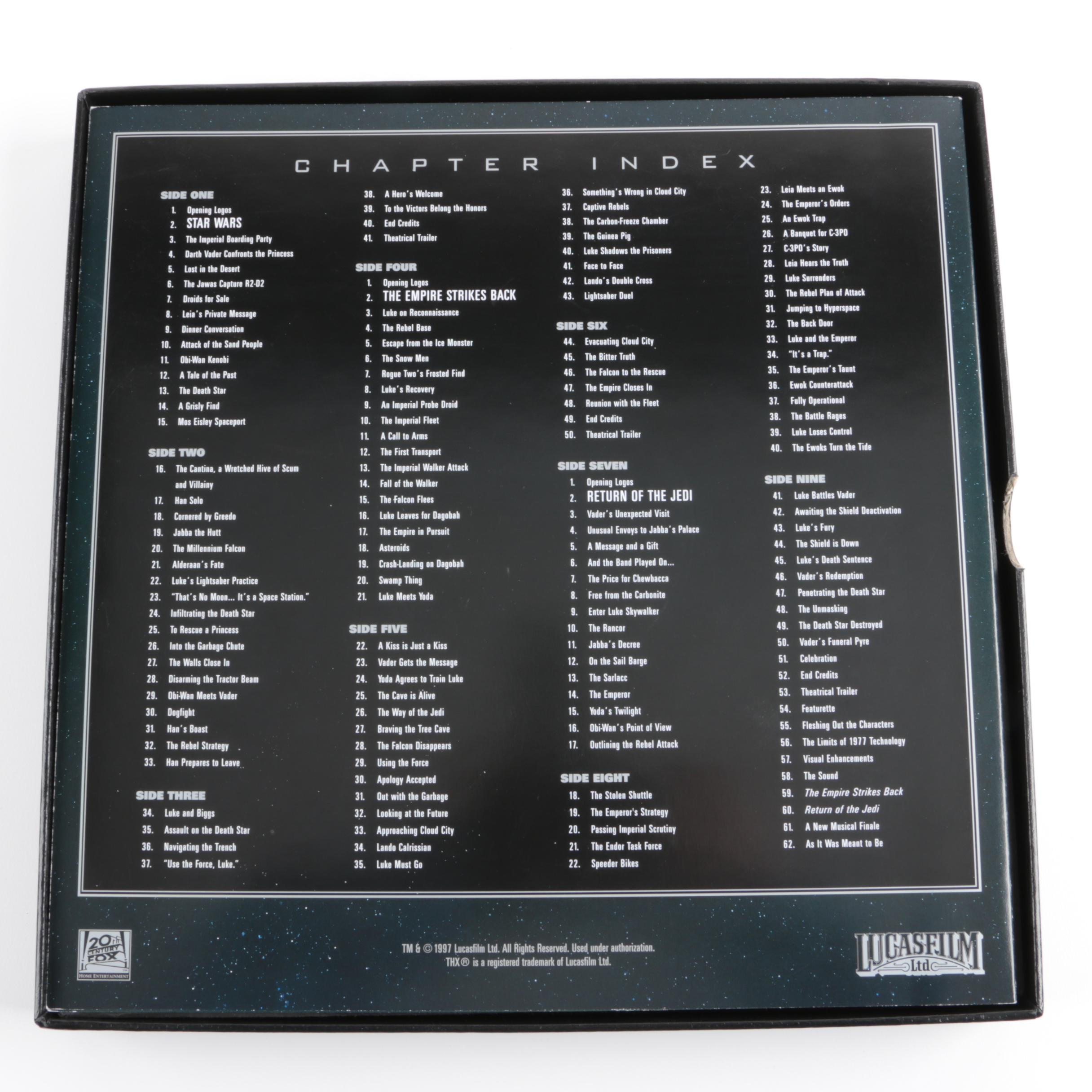 "Star Wars Trilogy" 5-Disc LaserDisc Box Set