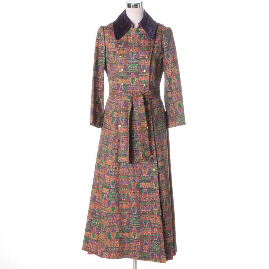 Vintage Seymour Paisin Tapestry Style Coat