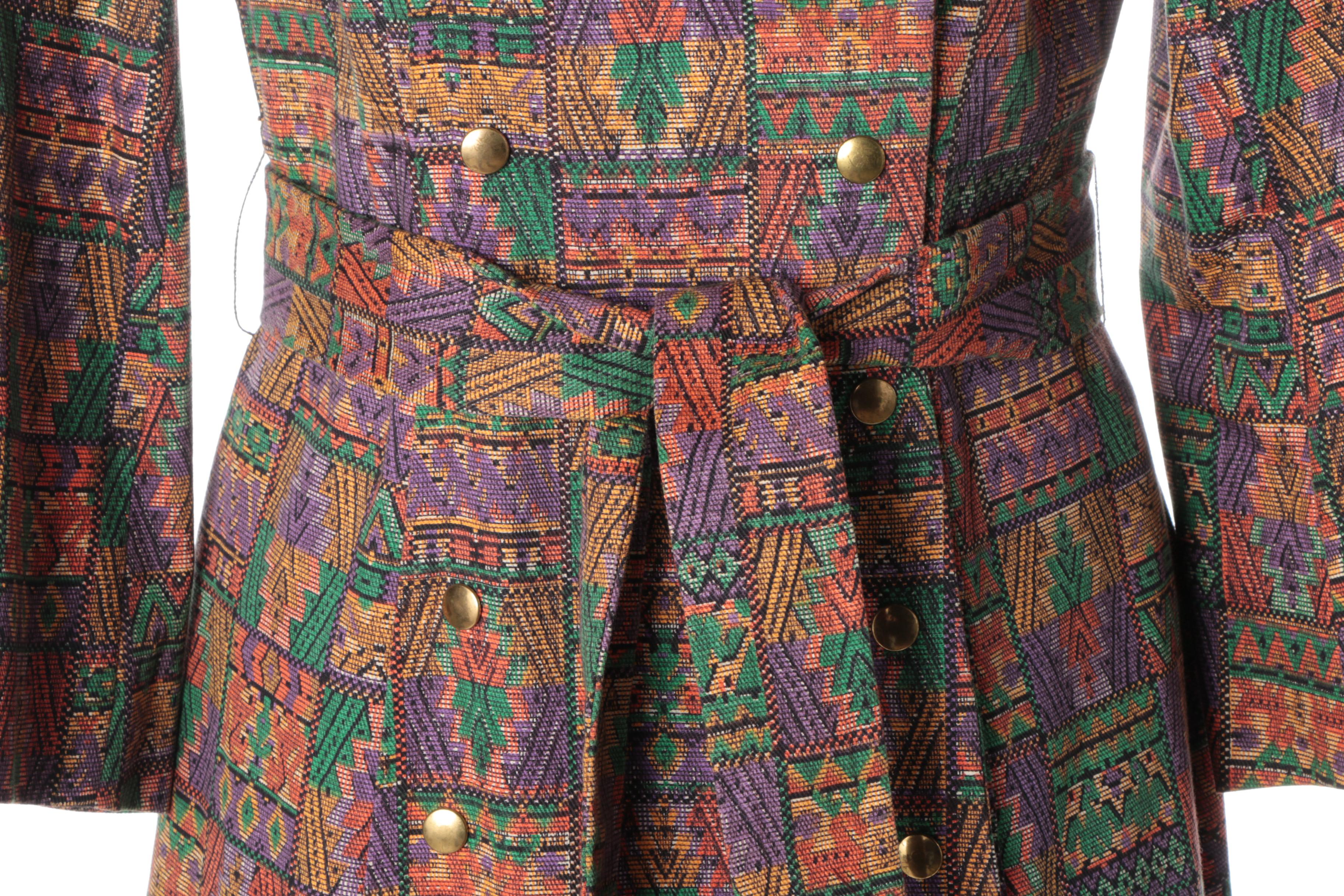 Vintage Seymour Paisin Tapestry Style Coat