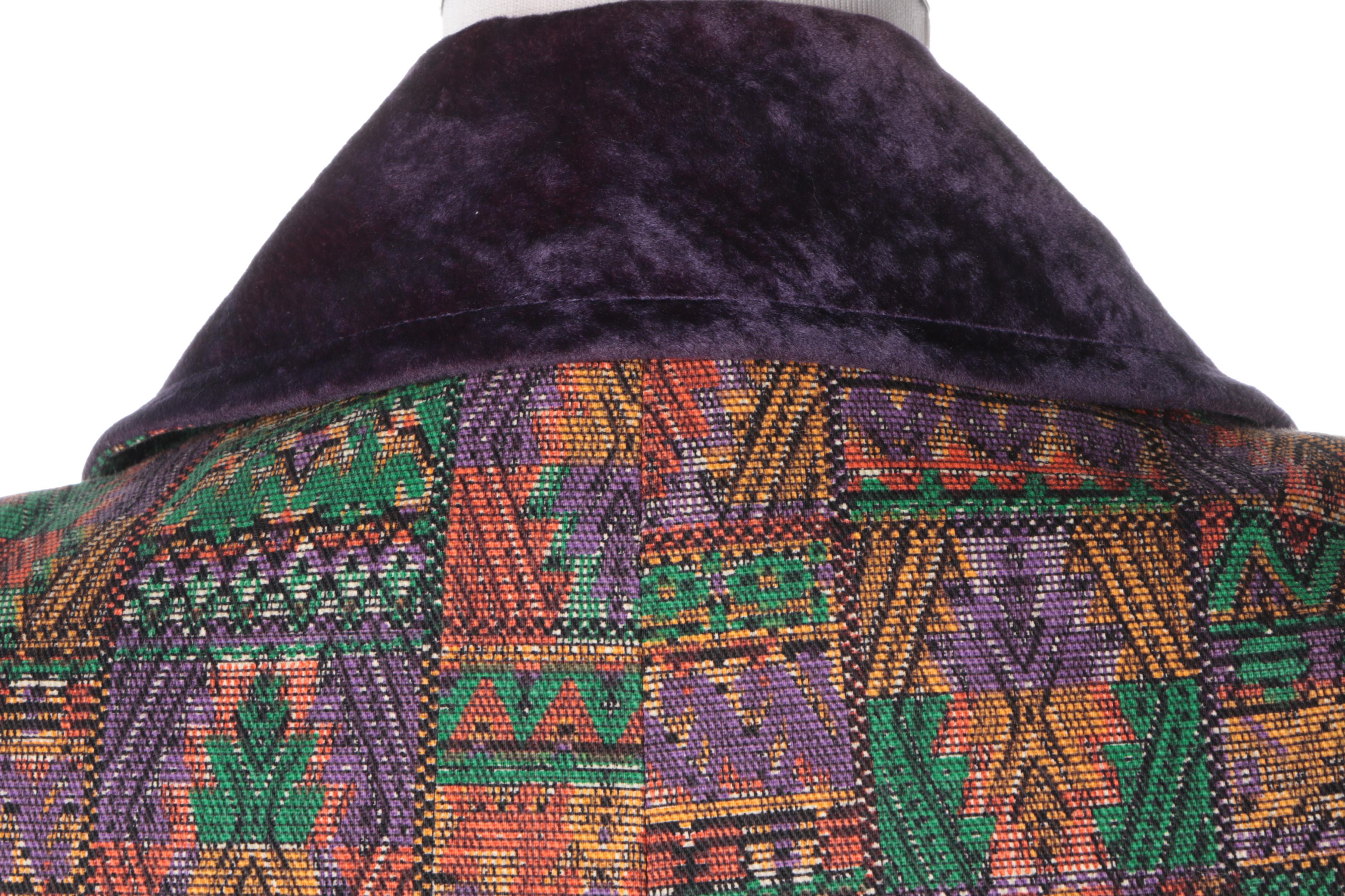 Vintage Seymour Paisin Tapestry Style Coat