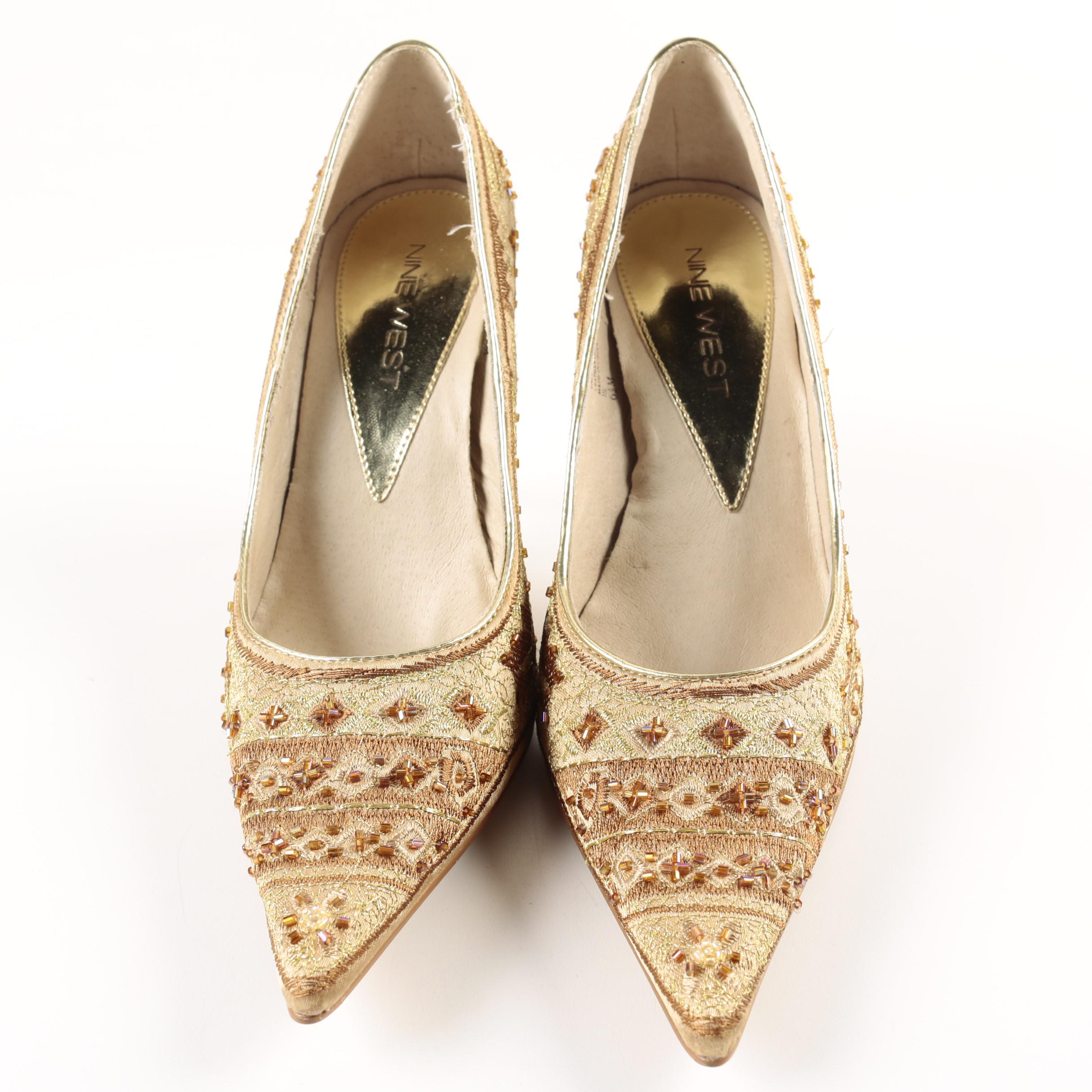 Three Pairs of Designer Heels Including Calvin Klein