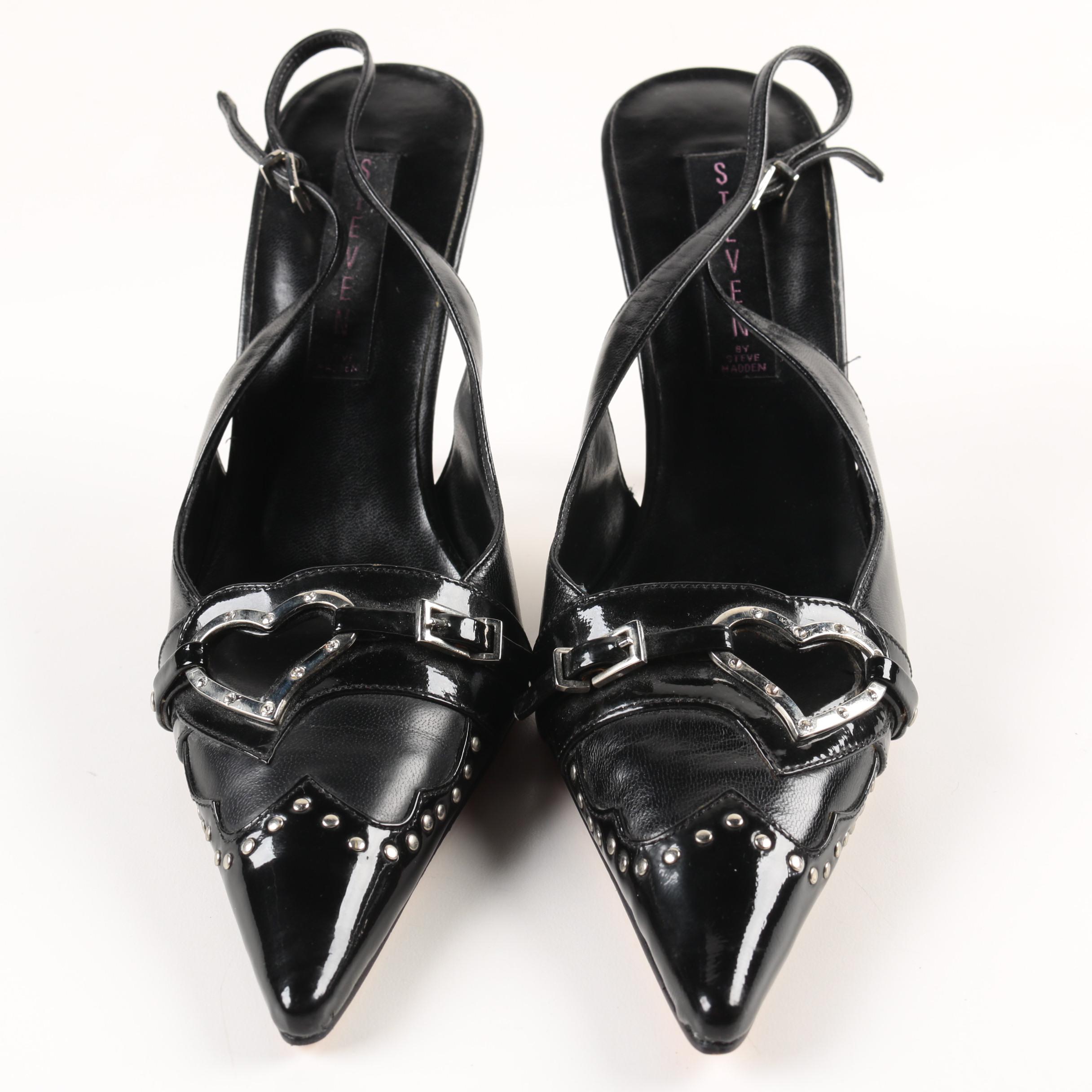 Three Pairs of Designer Heels Including Calvin Klein