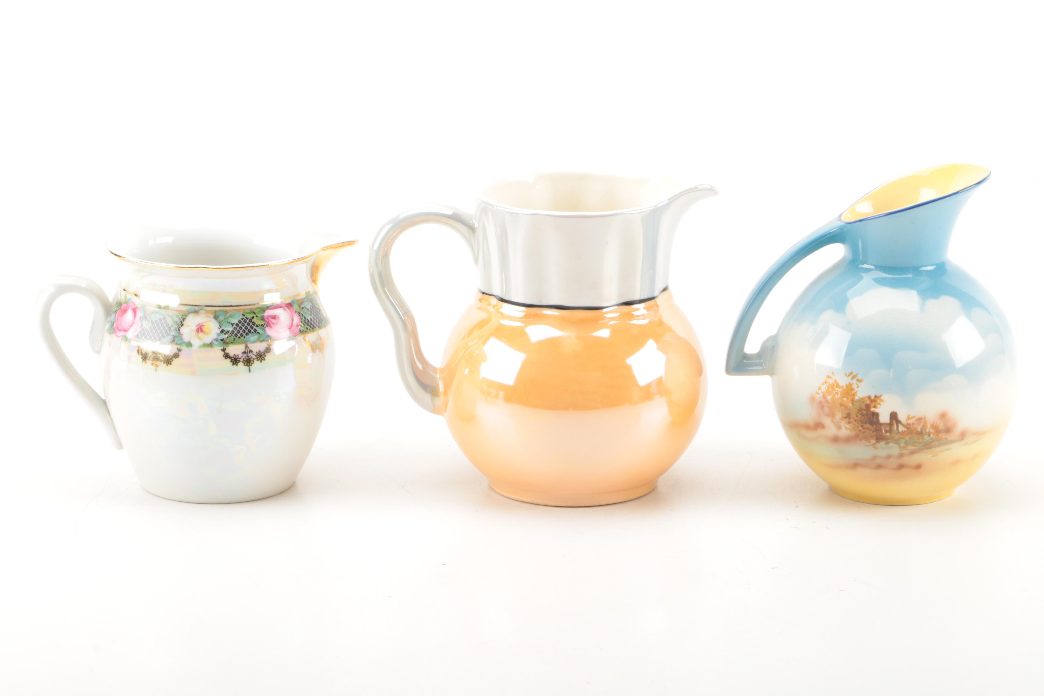 Vintage Hand Painted Serveware Including Noritake