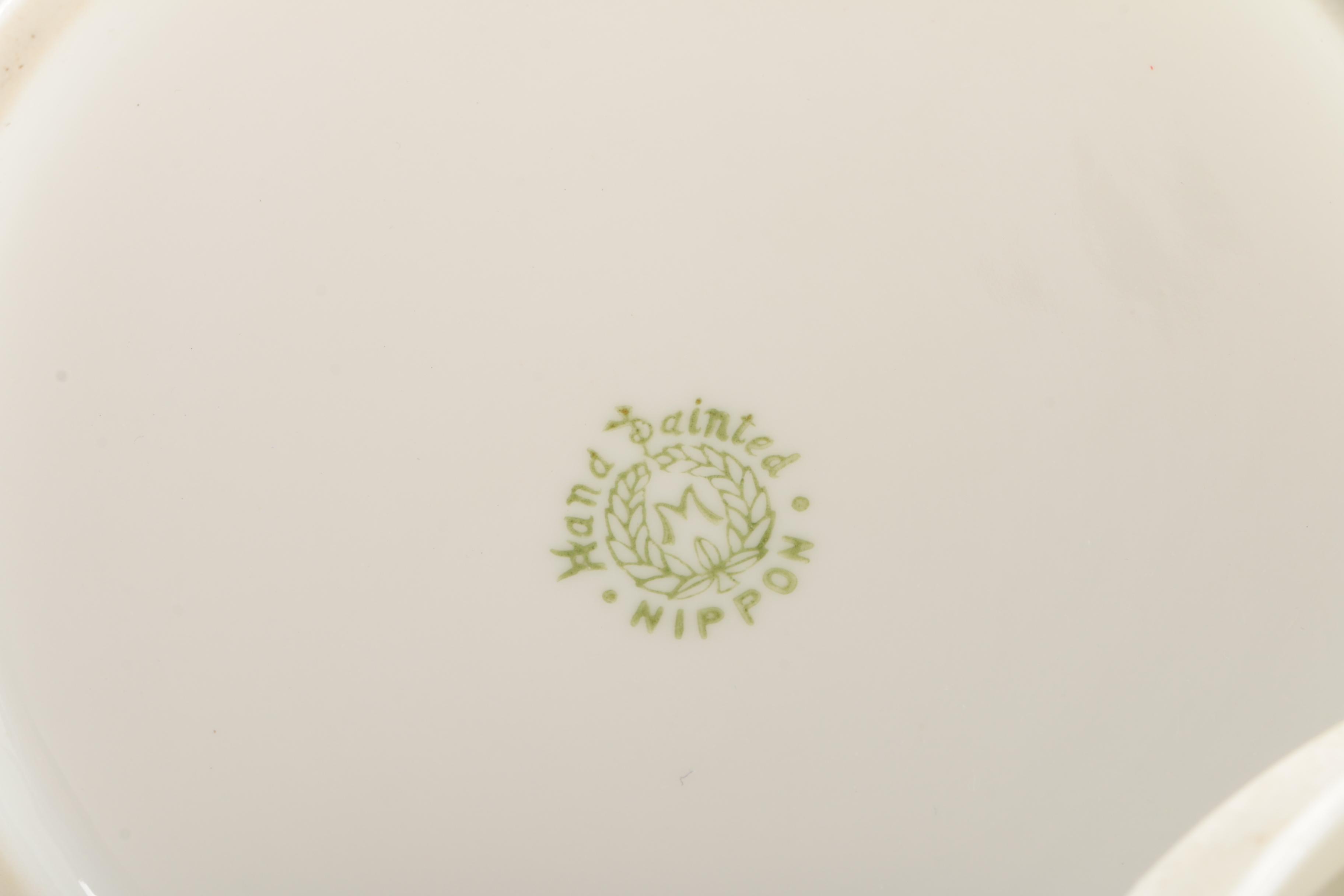 Vintage Hand Painted Serveware Including Noritake