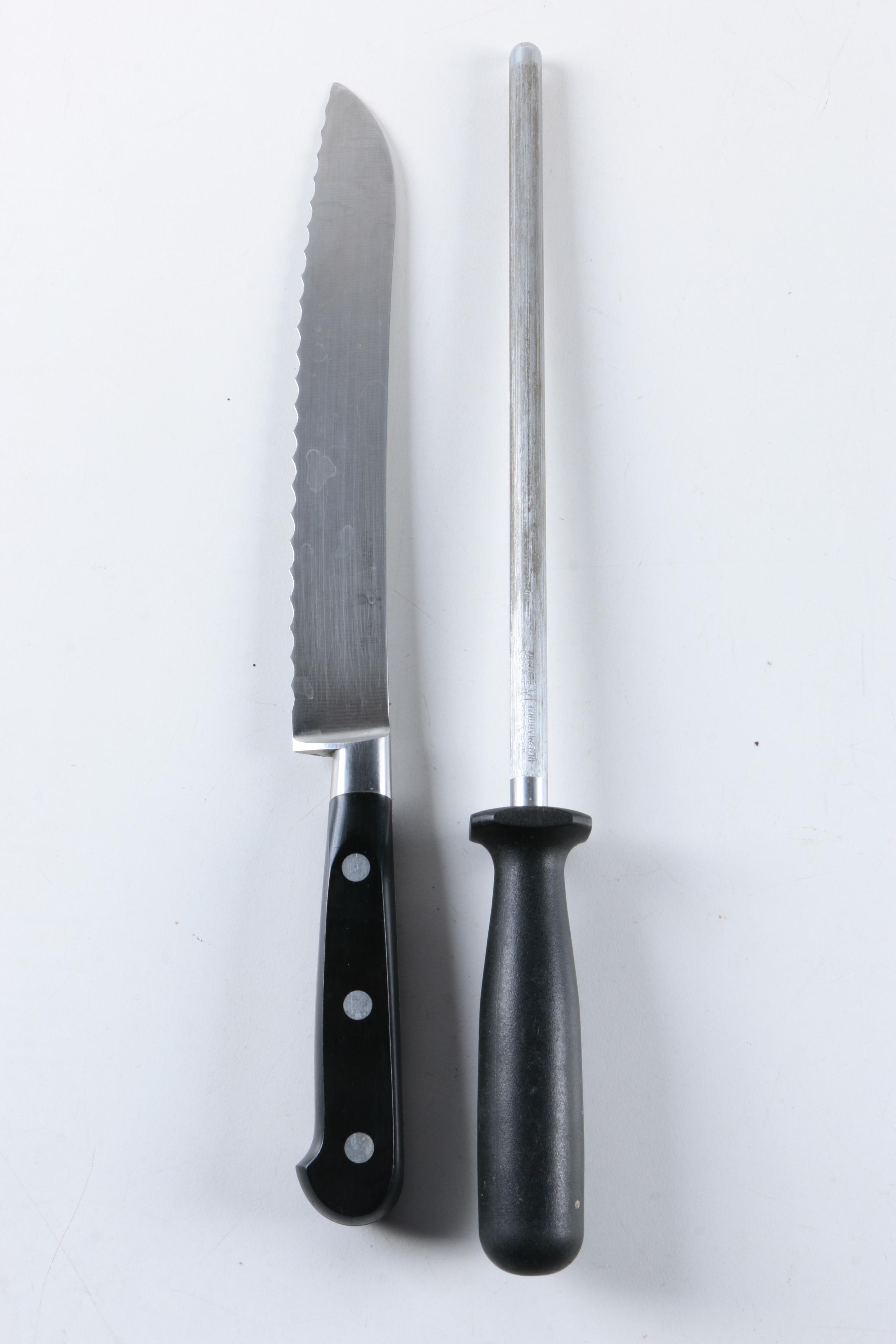 J.A. Henckels Kitchen Knife Set Including Scissors