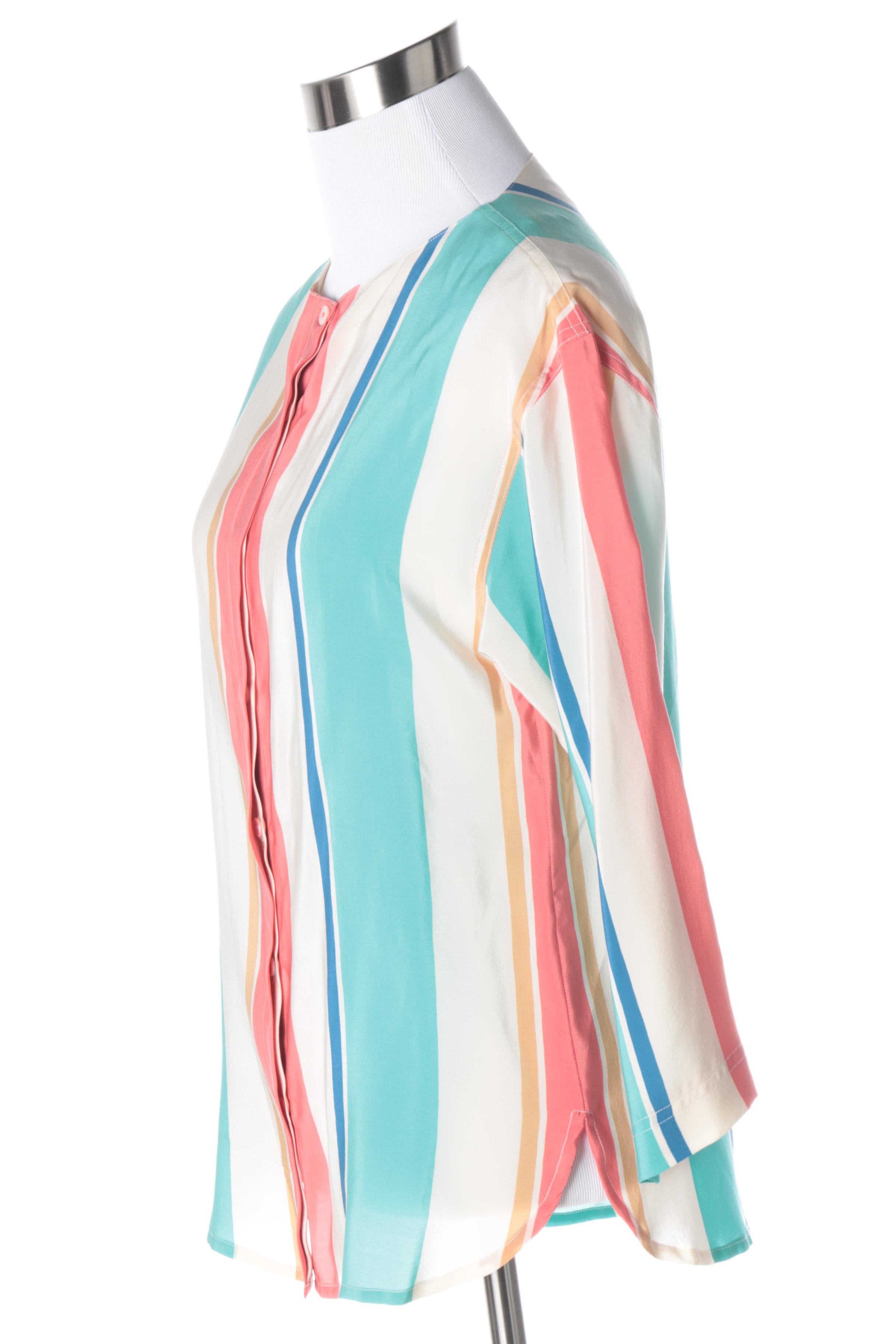 Women's Christian Dior Petites Silk Blouse