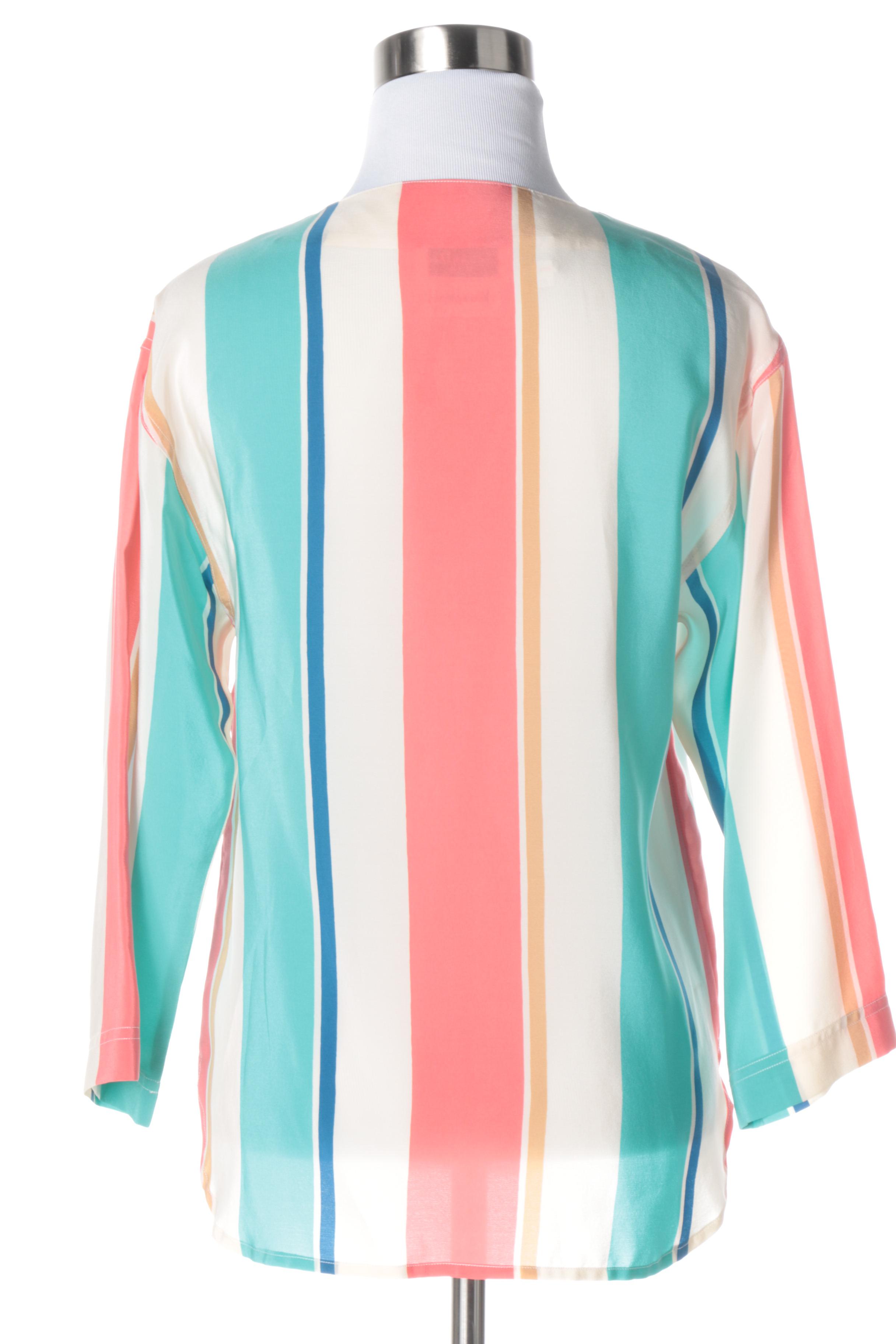 Women's Christian Dior Petites Silk Blouse