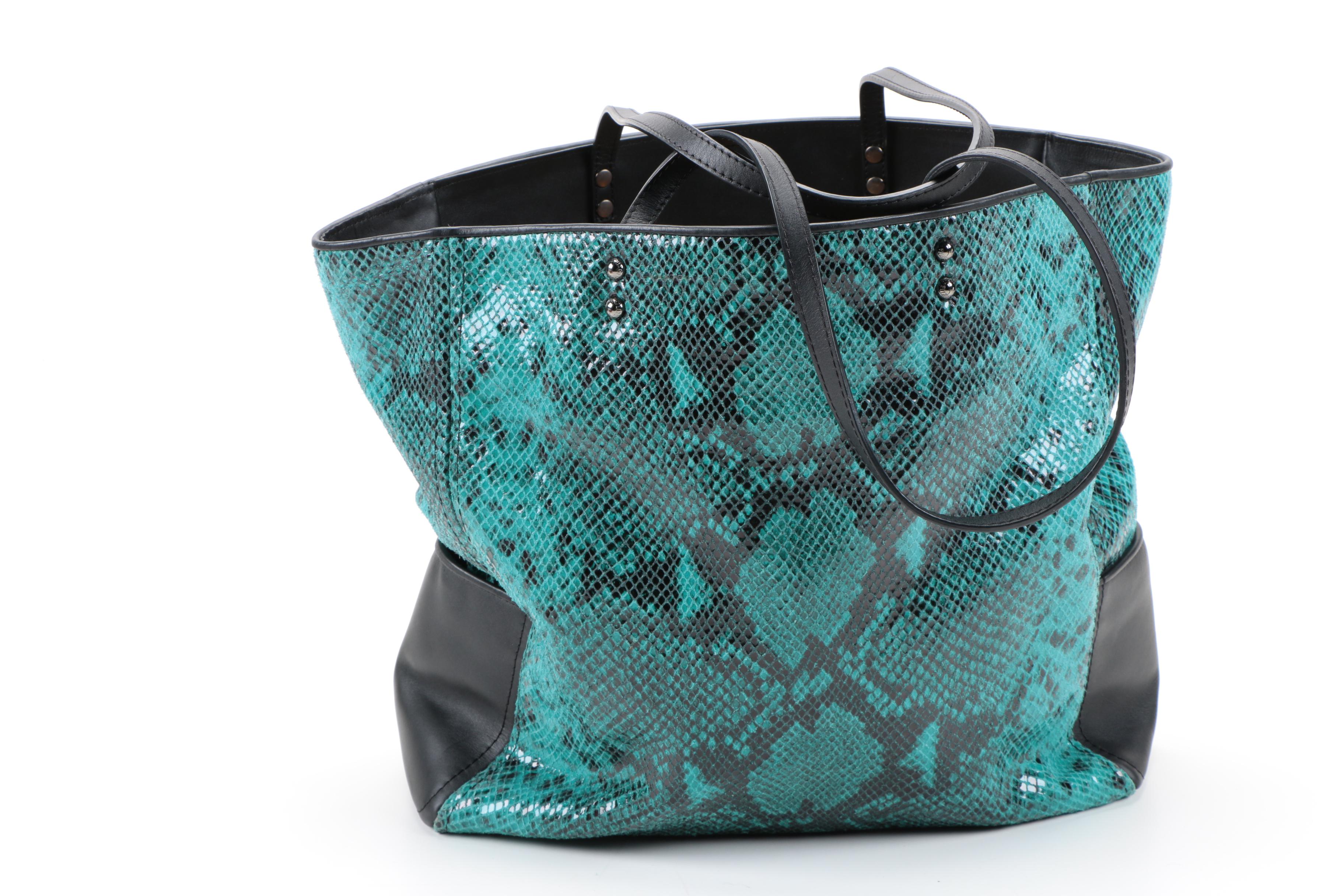 Stuart Weitzman Bismark Tote and Betseyville Frisky Lips Duffle Bag