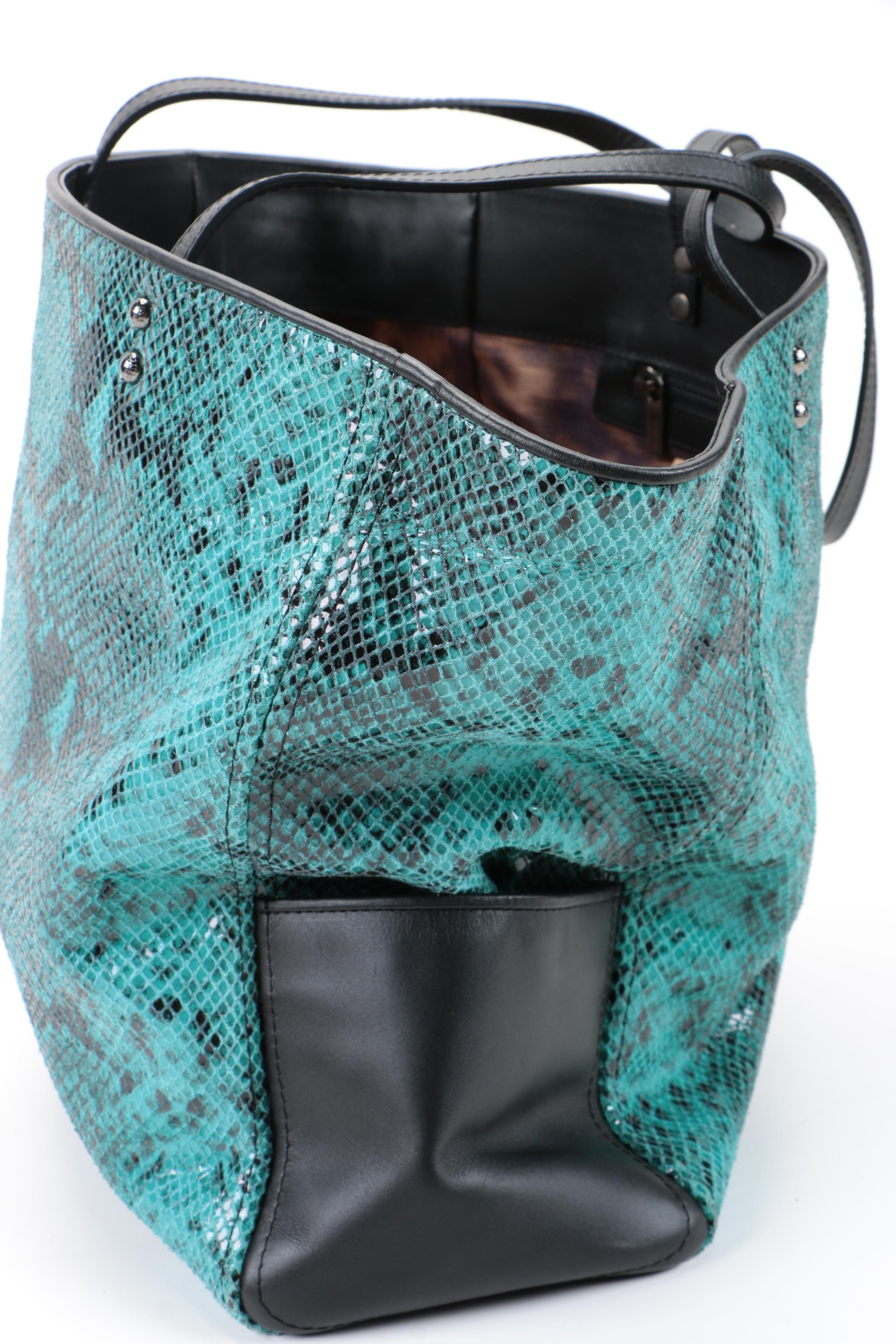 Stuart Weitzman Bismark Tote and Betseyville Frisky Lips Duffle Bag