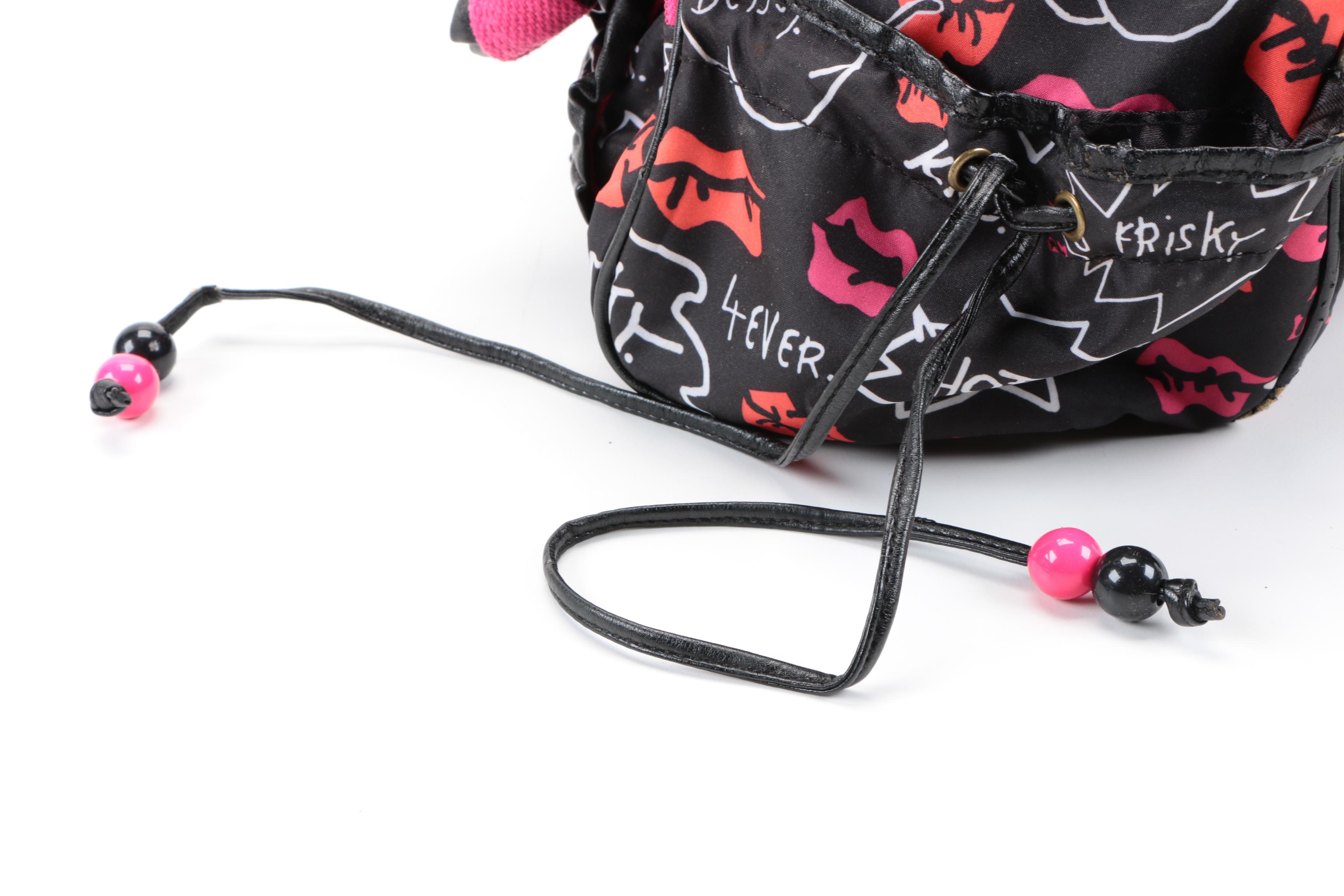 Stuart Weitzman Bismark Tote and Betseyville Frisky Lips Duffle Bag