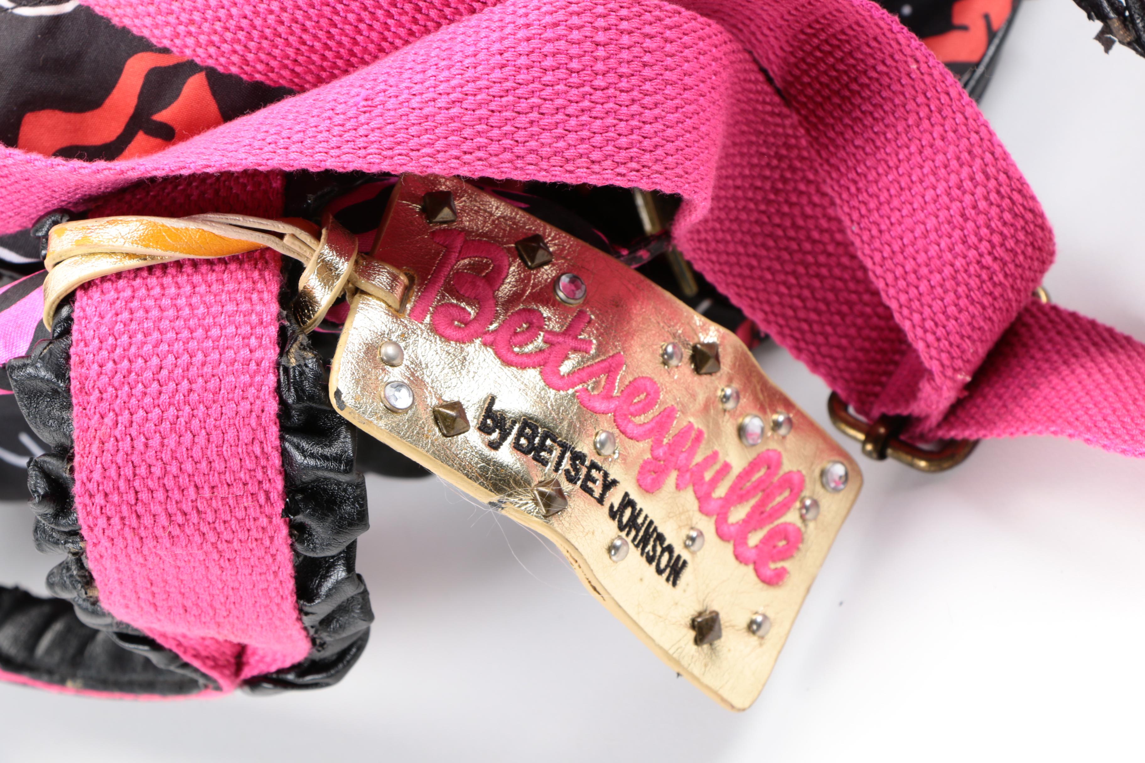 Stuart Weitzman Bismark Tote and Betseyville Frisky Lips Duffle Bag