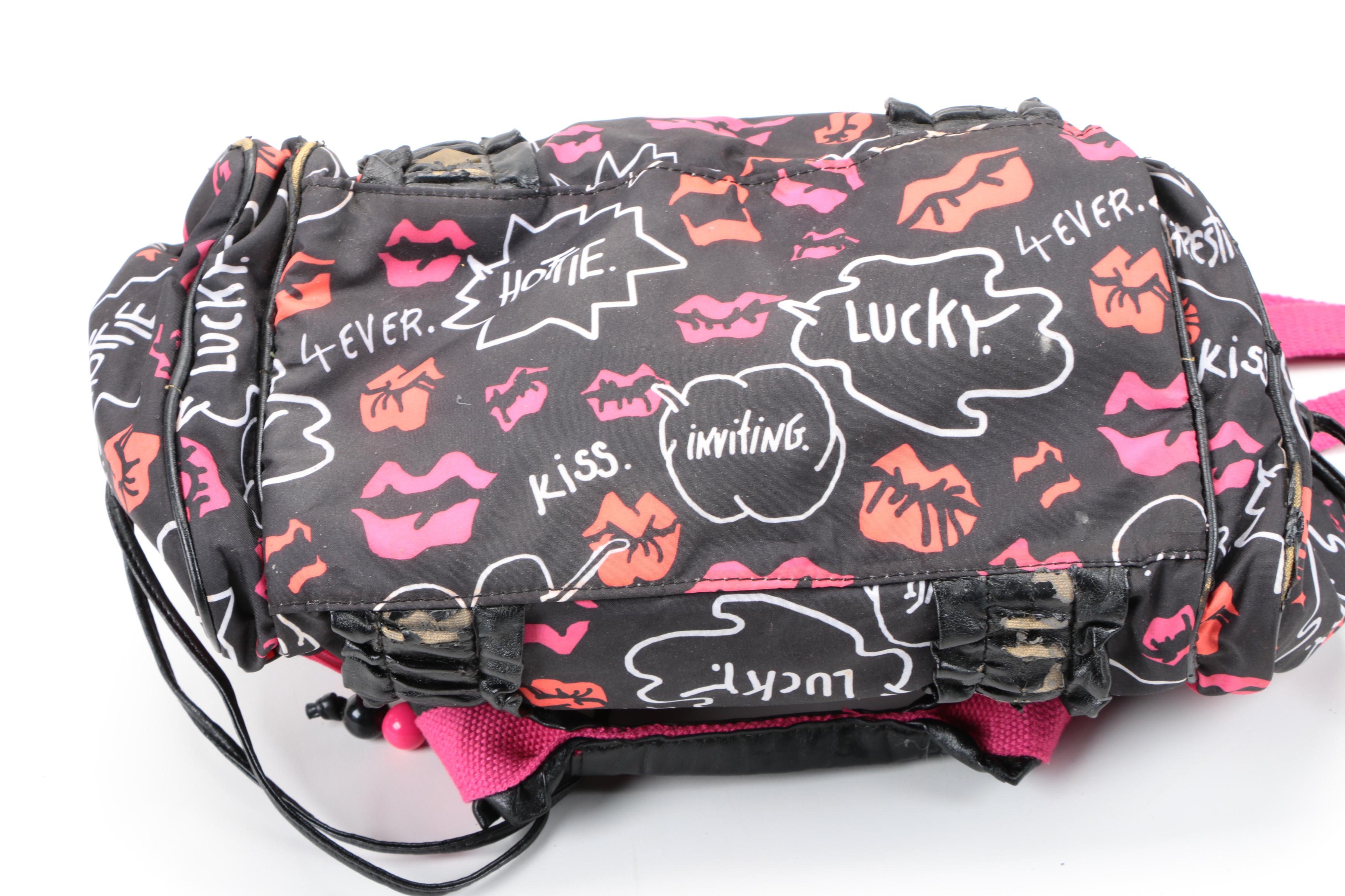 Stuart Weitzman Bismark Tote and Betseyville Frisky Lips Duffle Bag