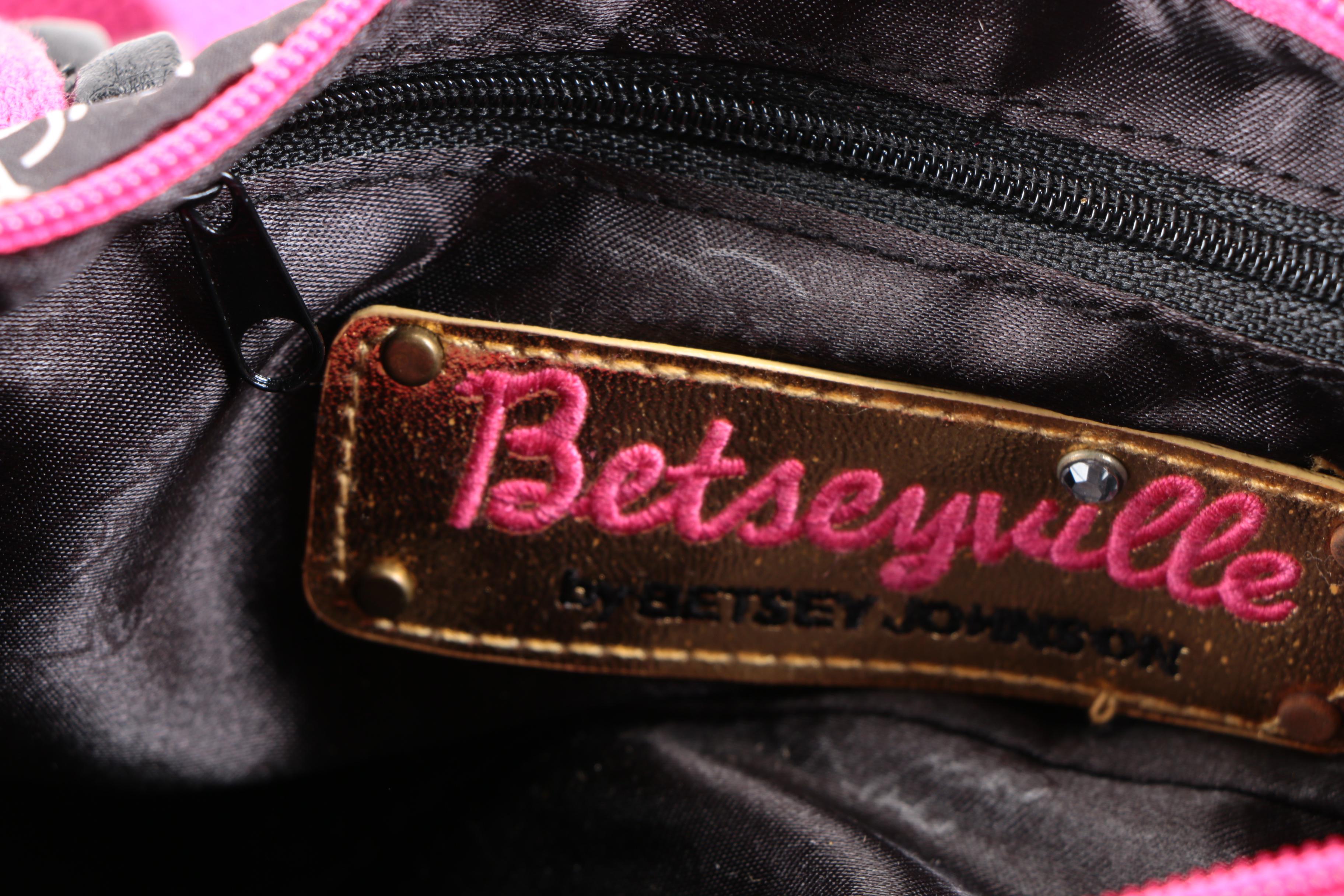 Stuart Weitzman Bismark Tote and Betseyville Frisky Lips Duffle Bag