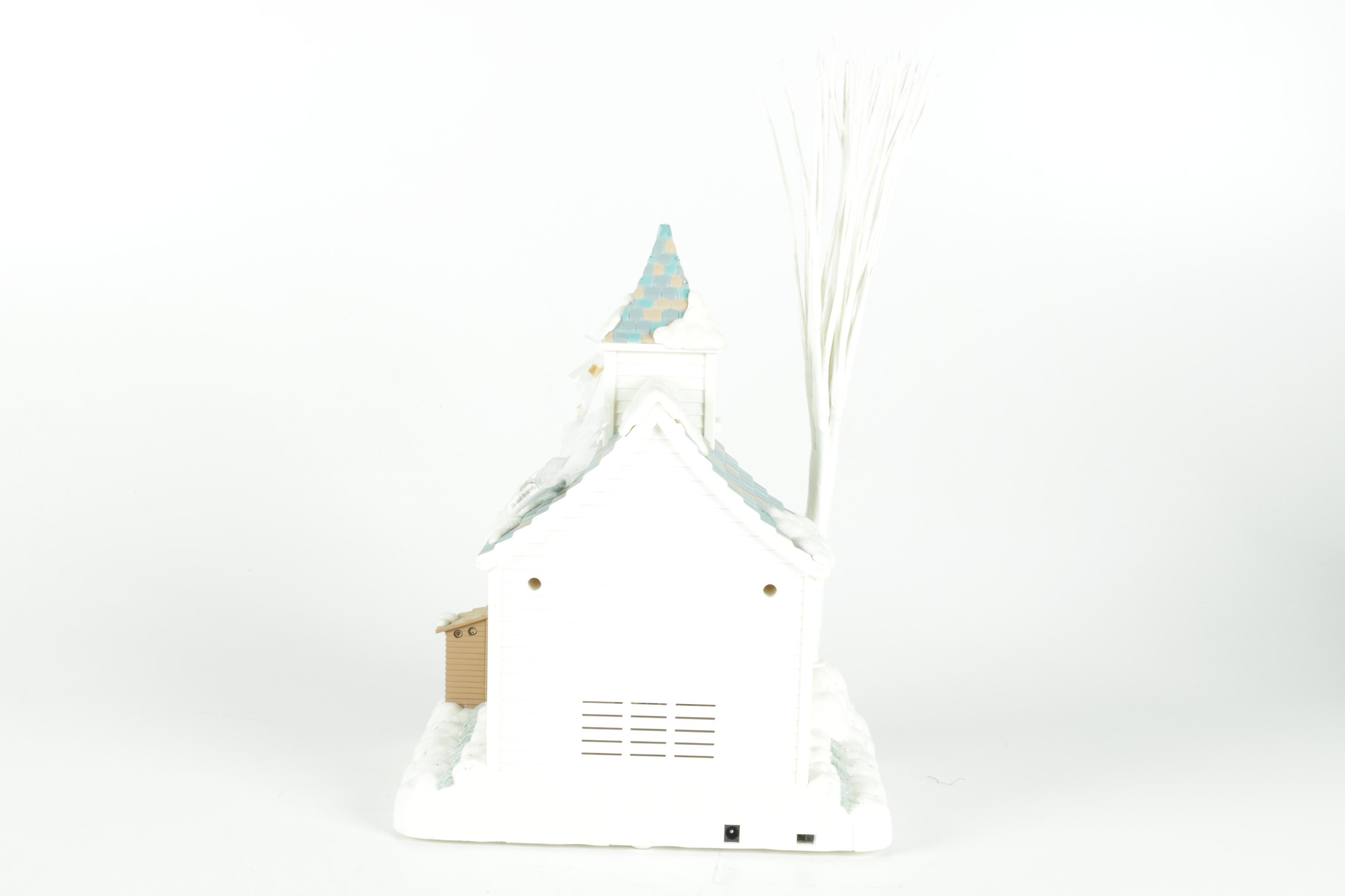 Seasonal Decor Including "Thomas Kinkade Village Christmas" Tree